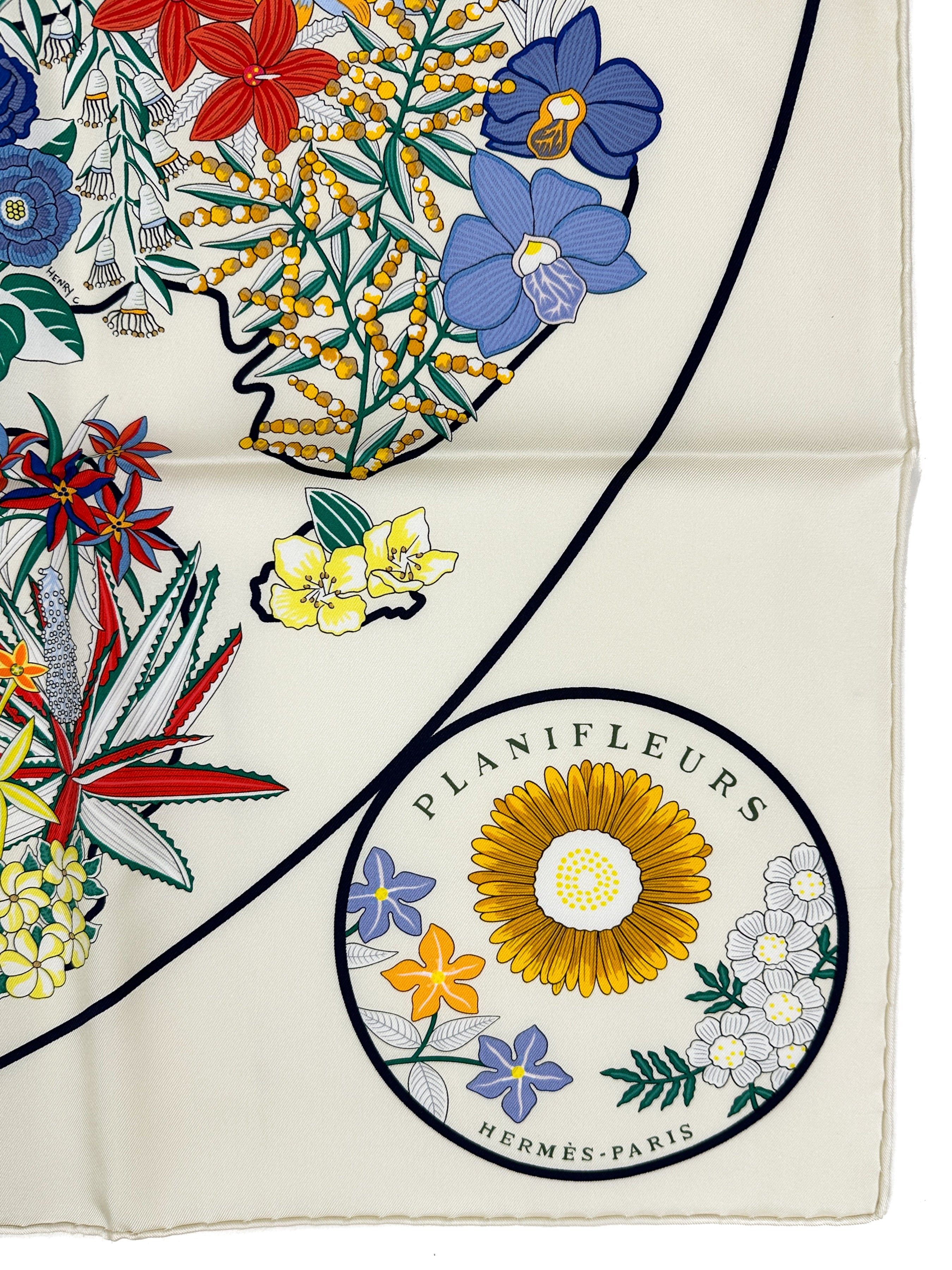 Hermès Planifleurs 90