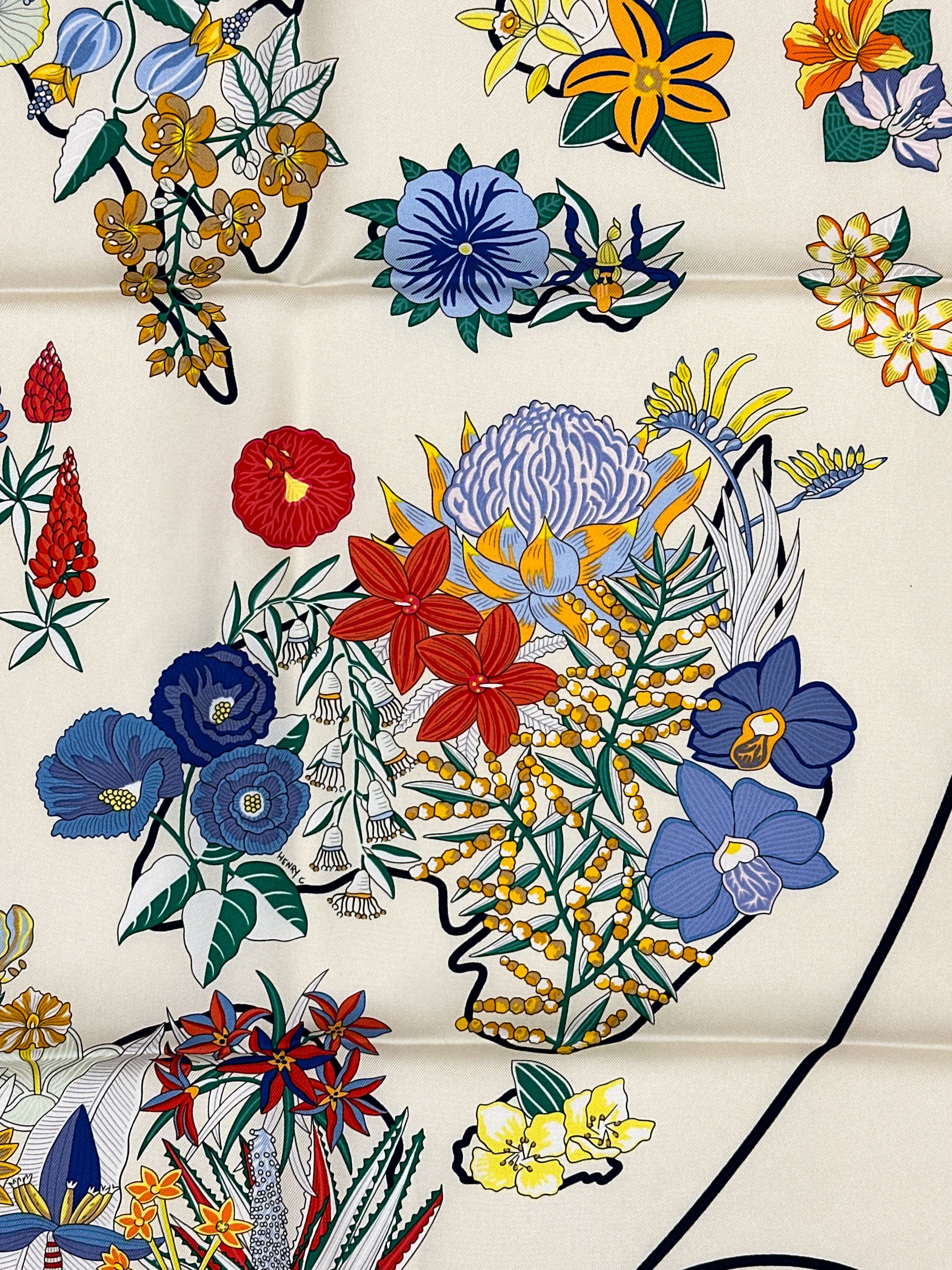 Hermès Planifleurs 90