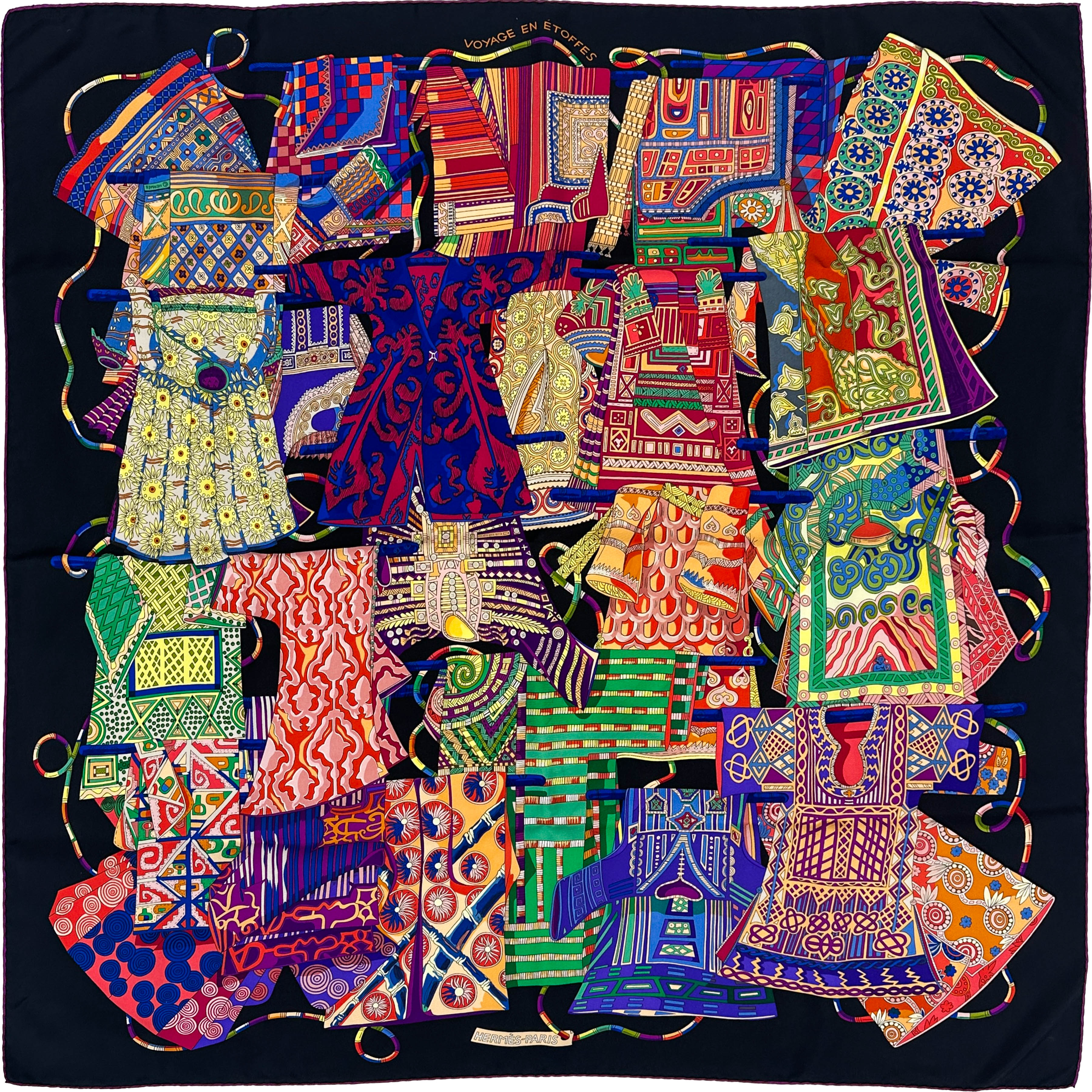 Hermès Voyage en Étoffes 90