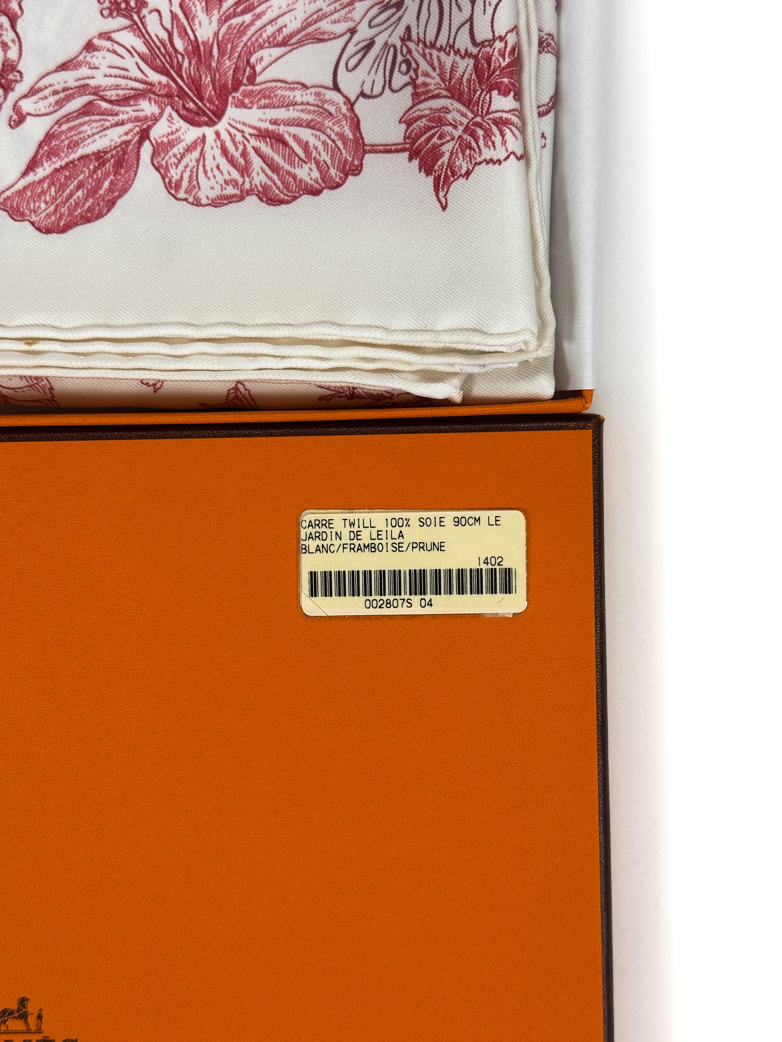Hermès Le Jardin de Leïla 90
