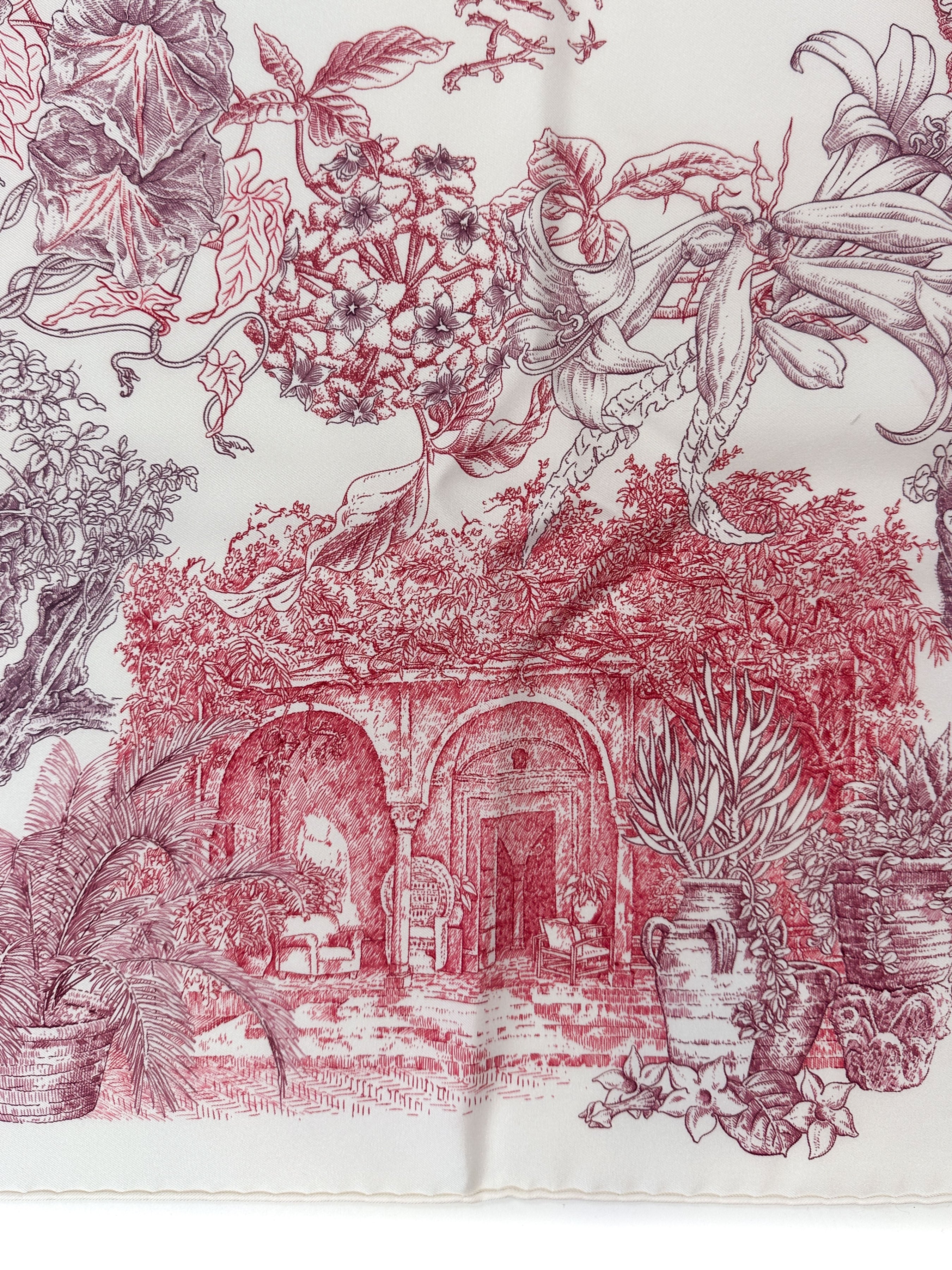 Hermès Le Jardin de Leïla 90