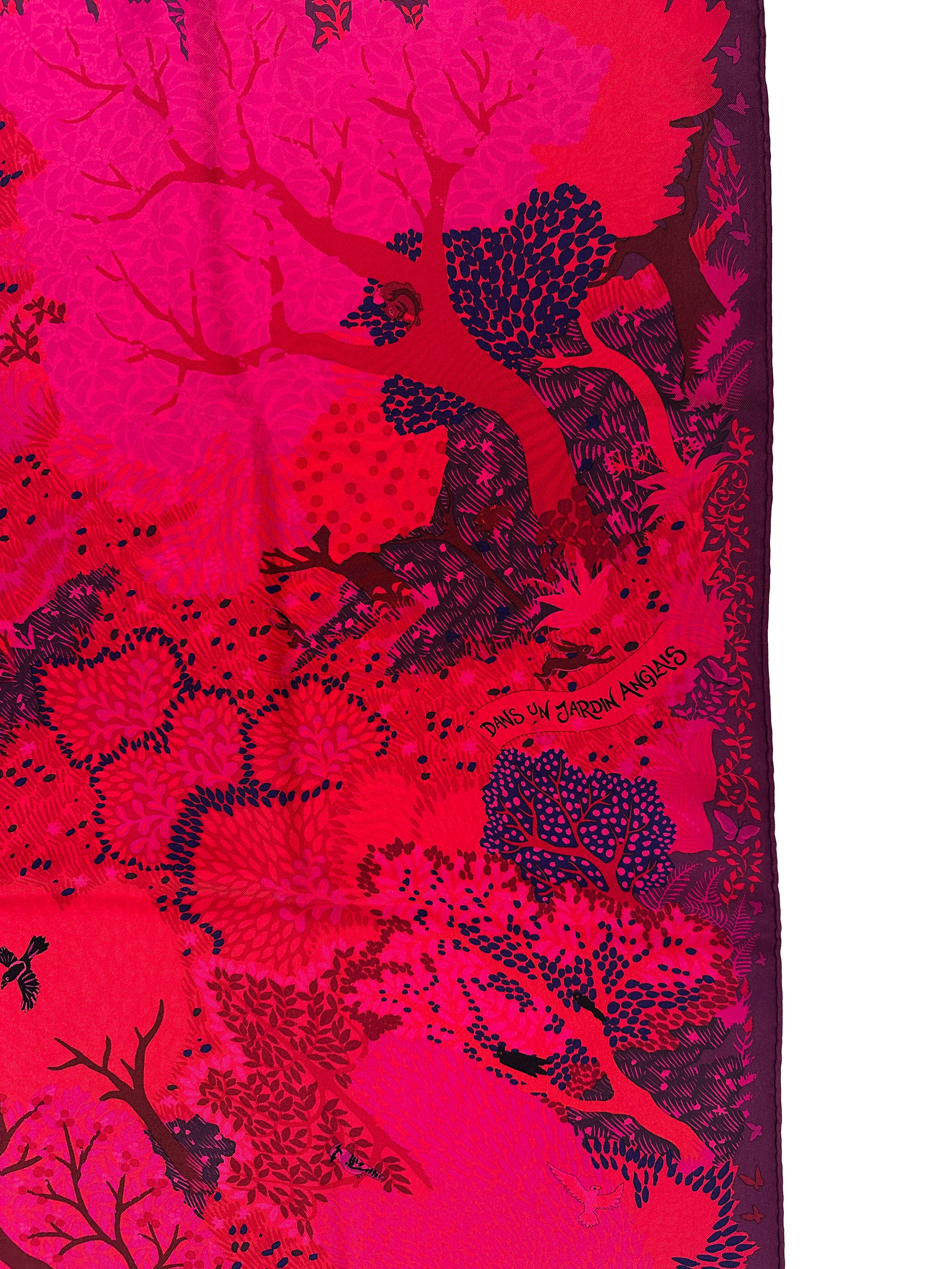 Hermès Dans un Jardin Anglais Dip Dye 90