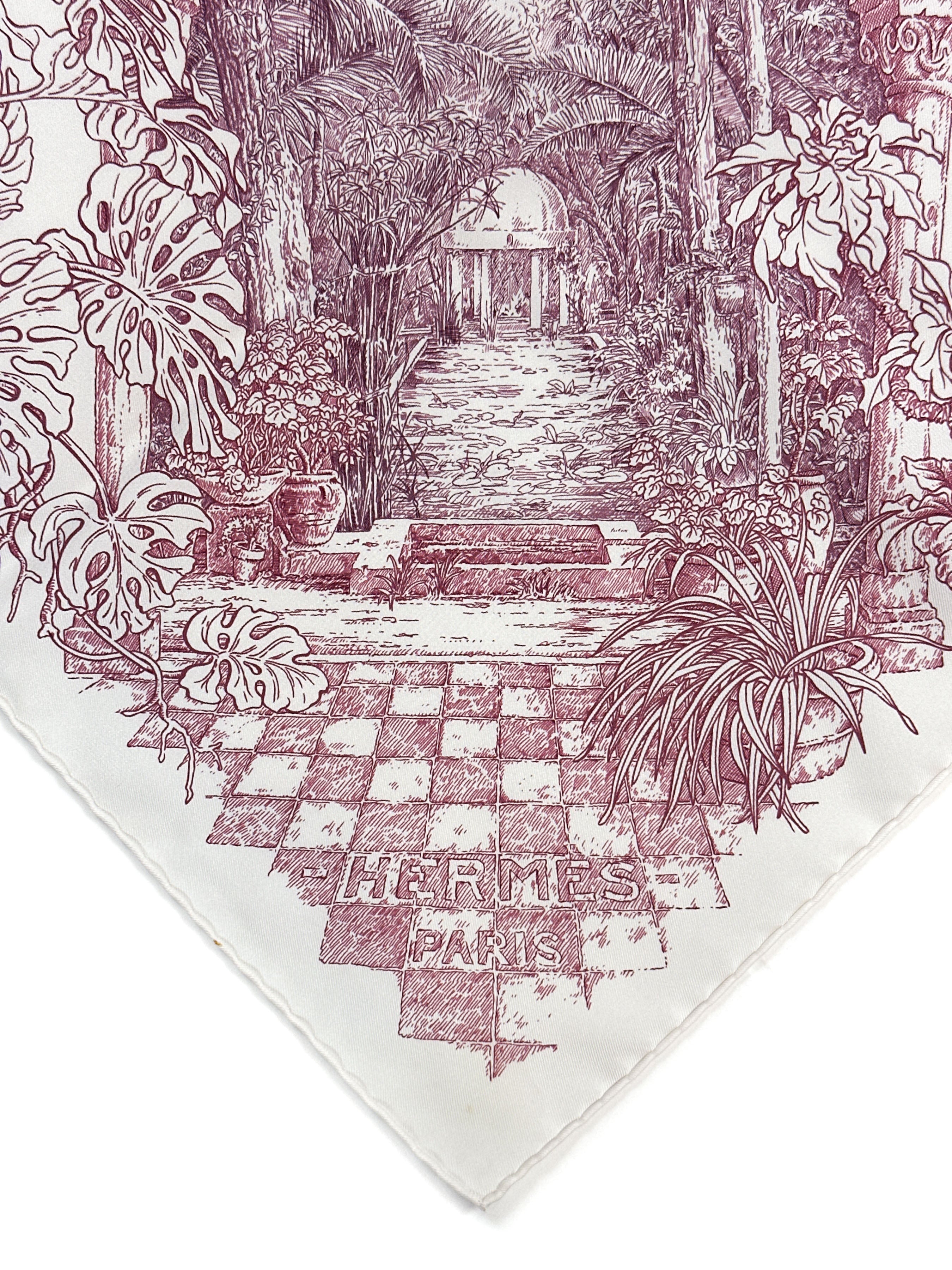 Hermès Le Jardin de Leïla 90