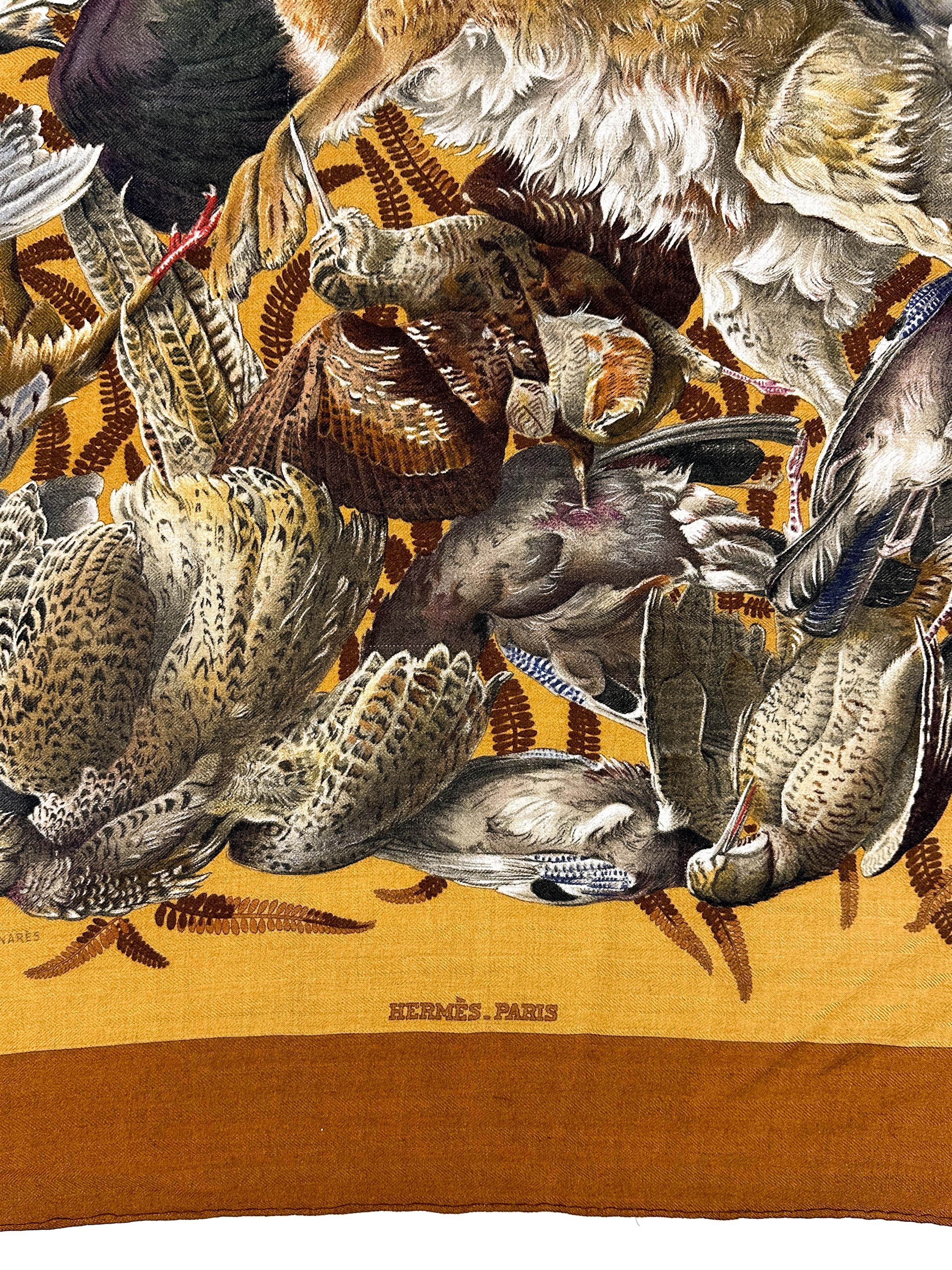 Hermès Gibiers Cashmere Silk 90