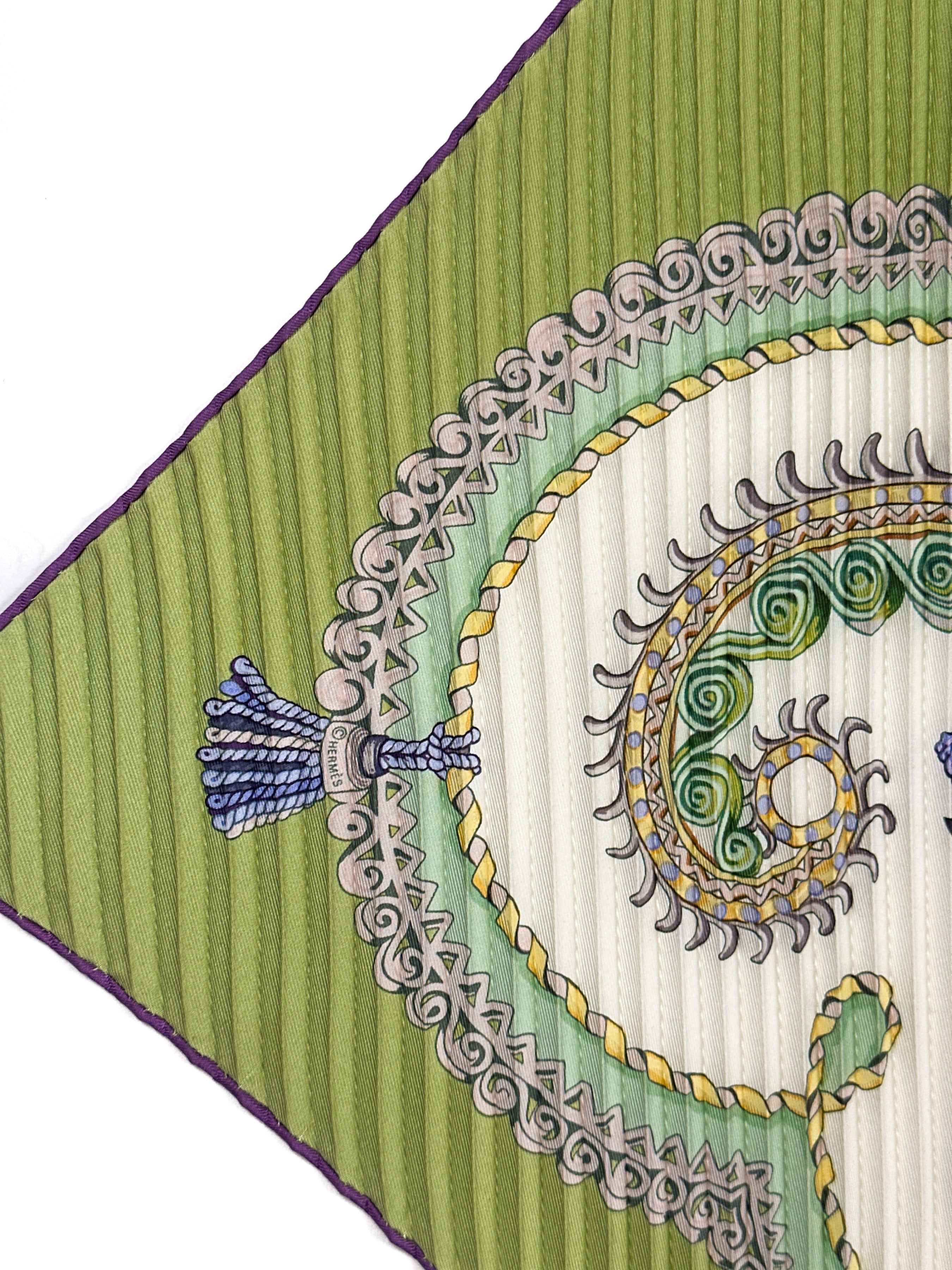 Hermès Paperoles Plissé 90