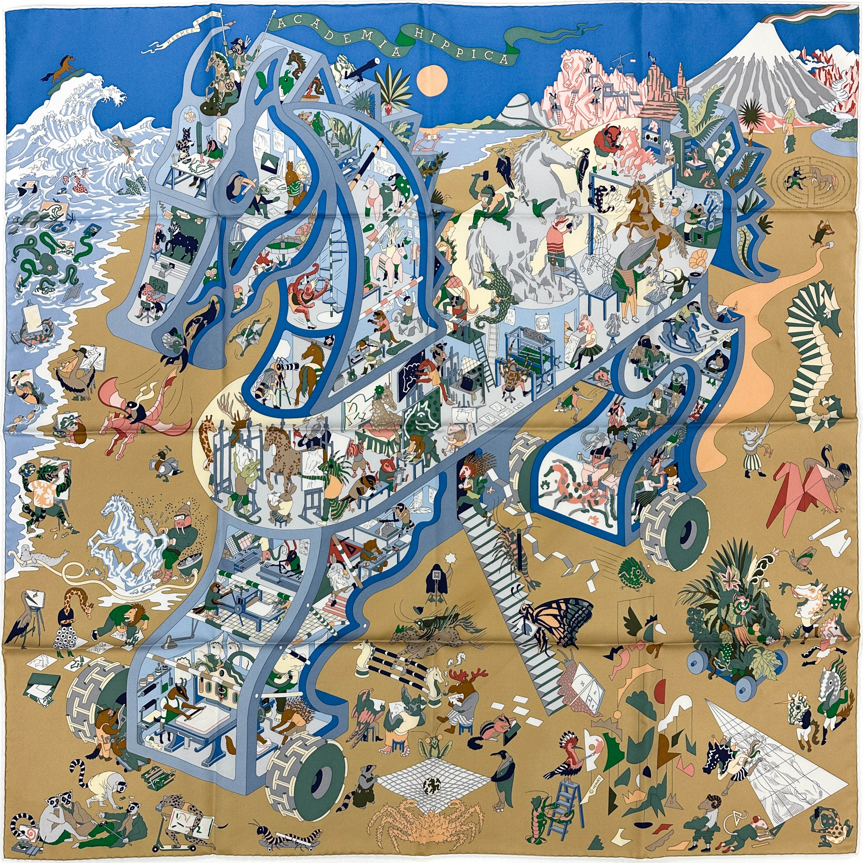 Hermès Academia Hippica 90