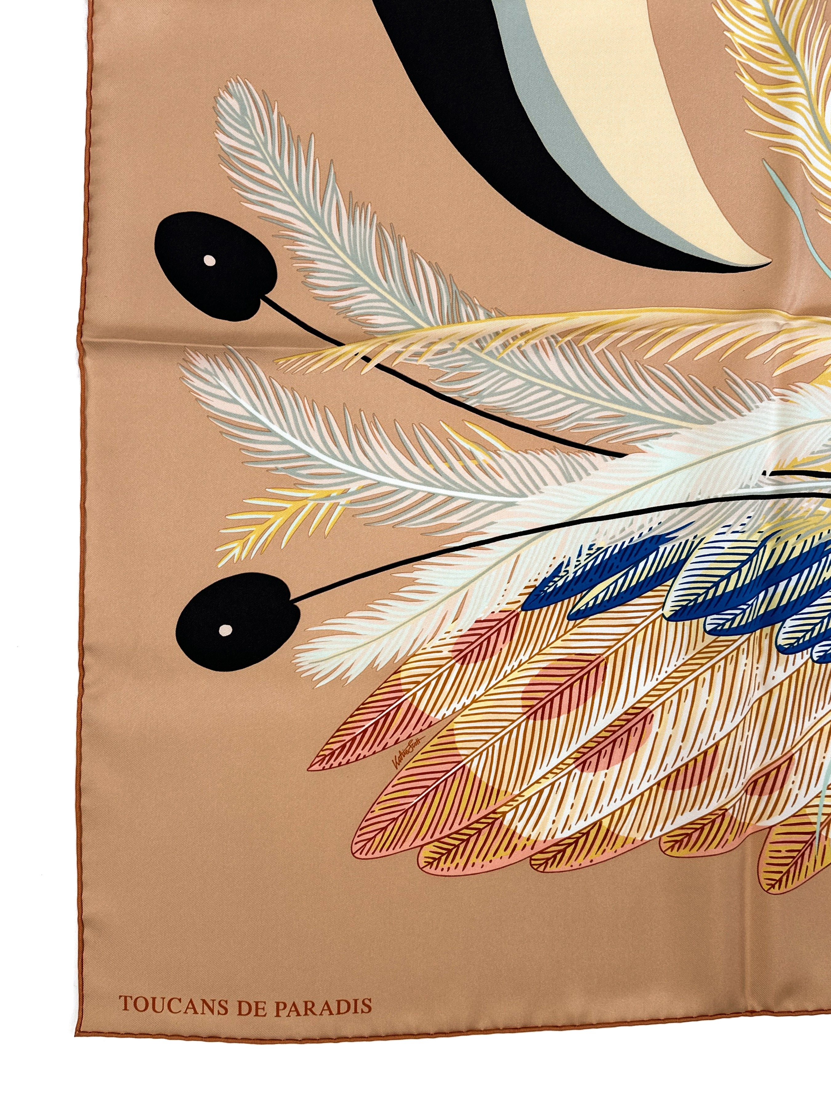 Hermès Toucans de Paradis Silk 140