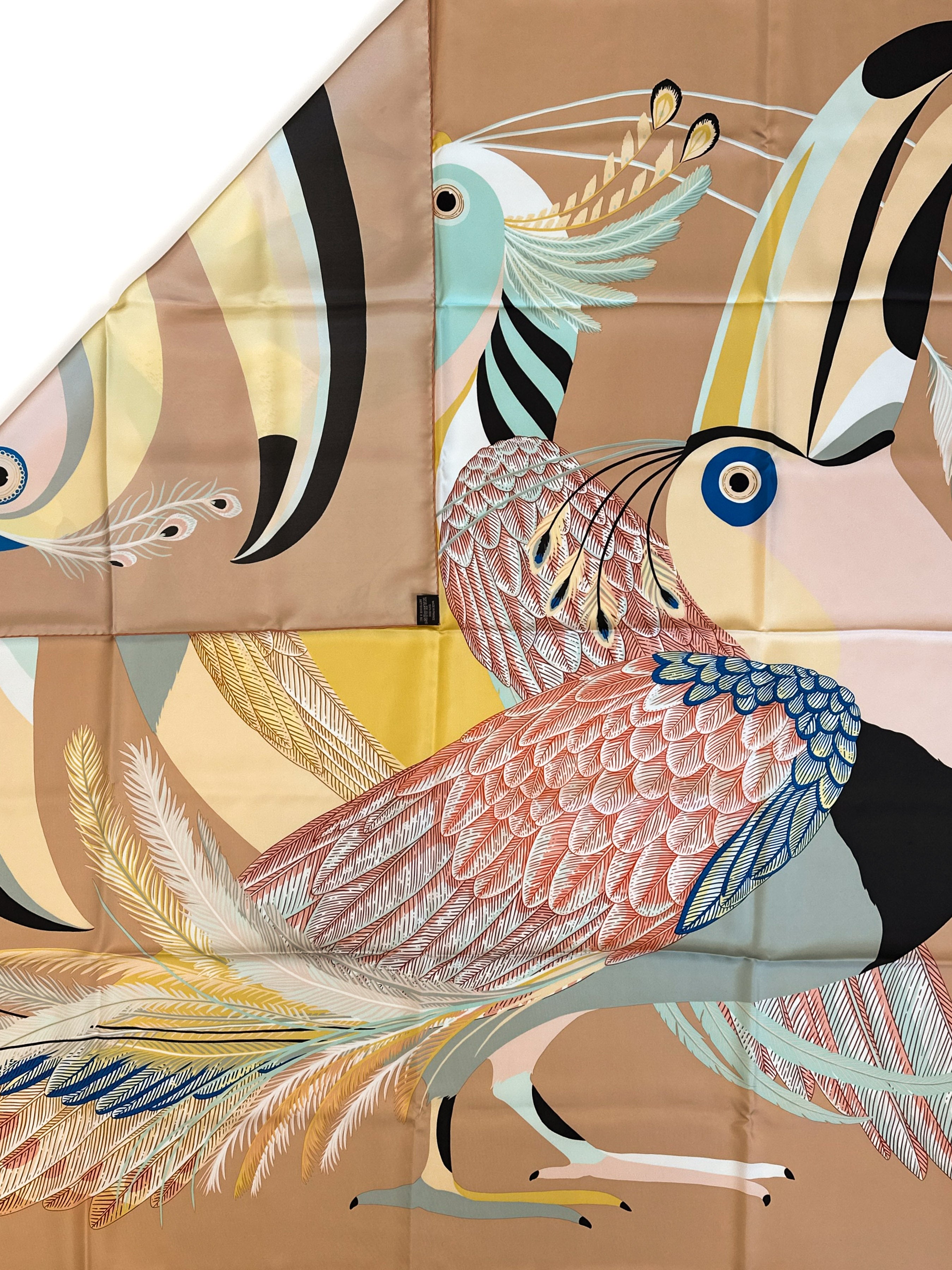 Hermès Toucans de Paradis Silk 140