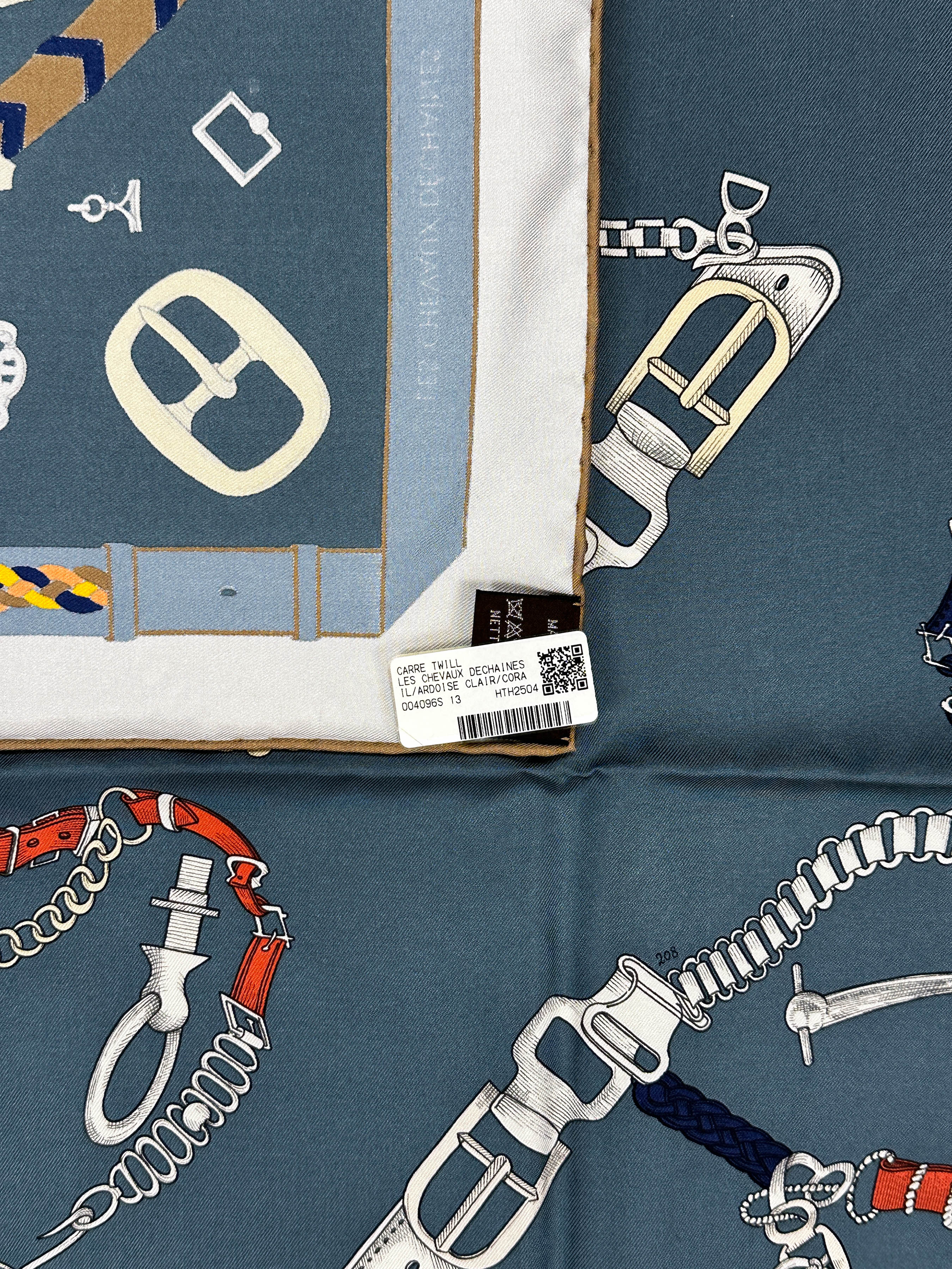 Hermès Les Chevaux Dechaines 90