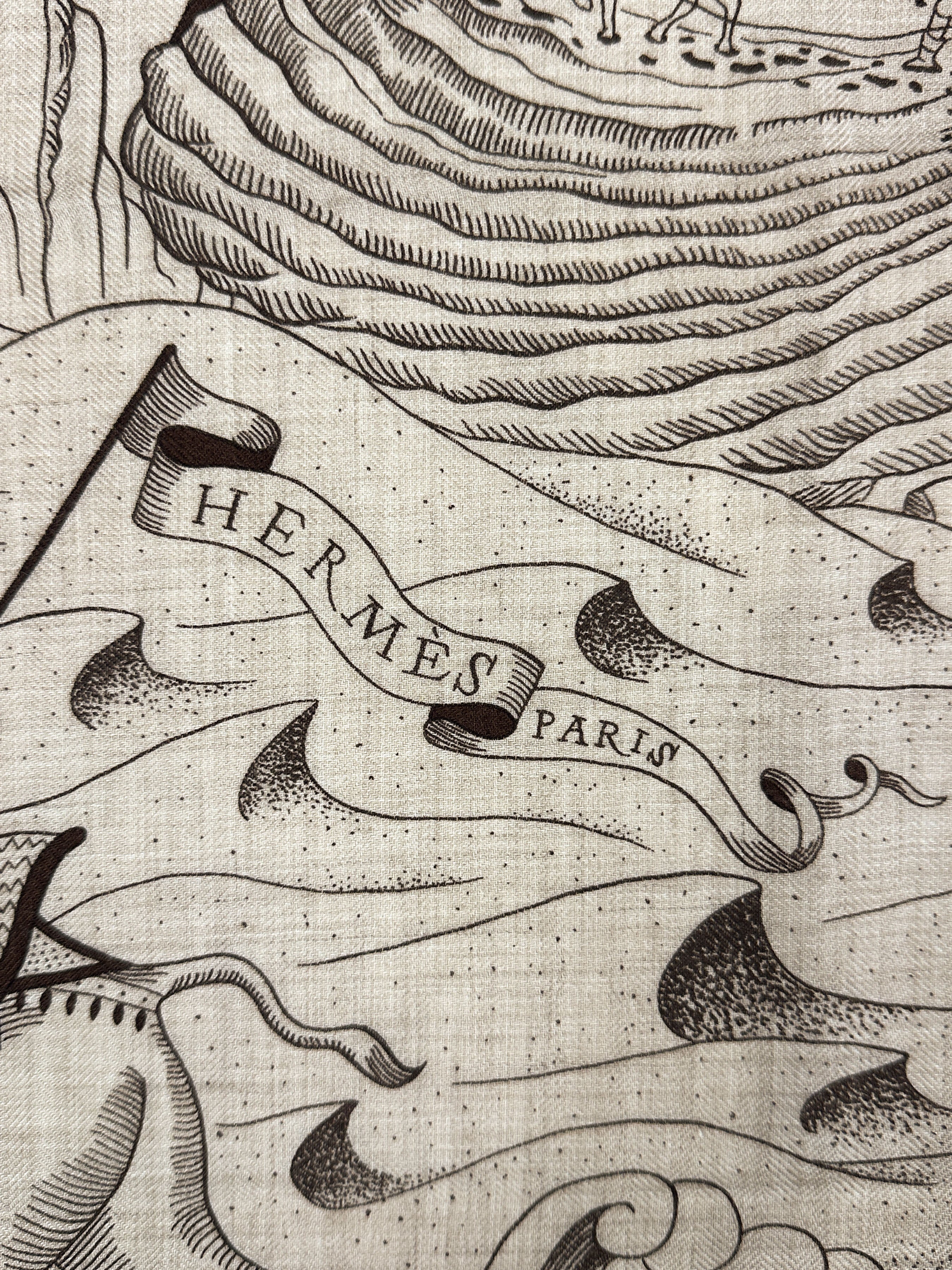 Hermès Cosmographia Universalis Cashmere Silk 140