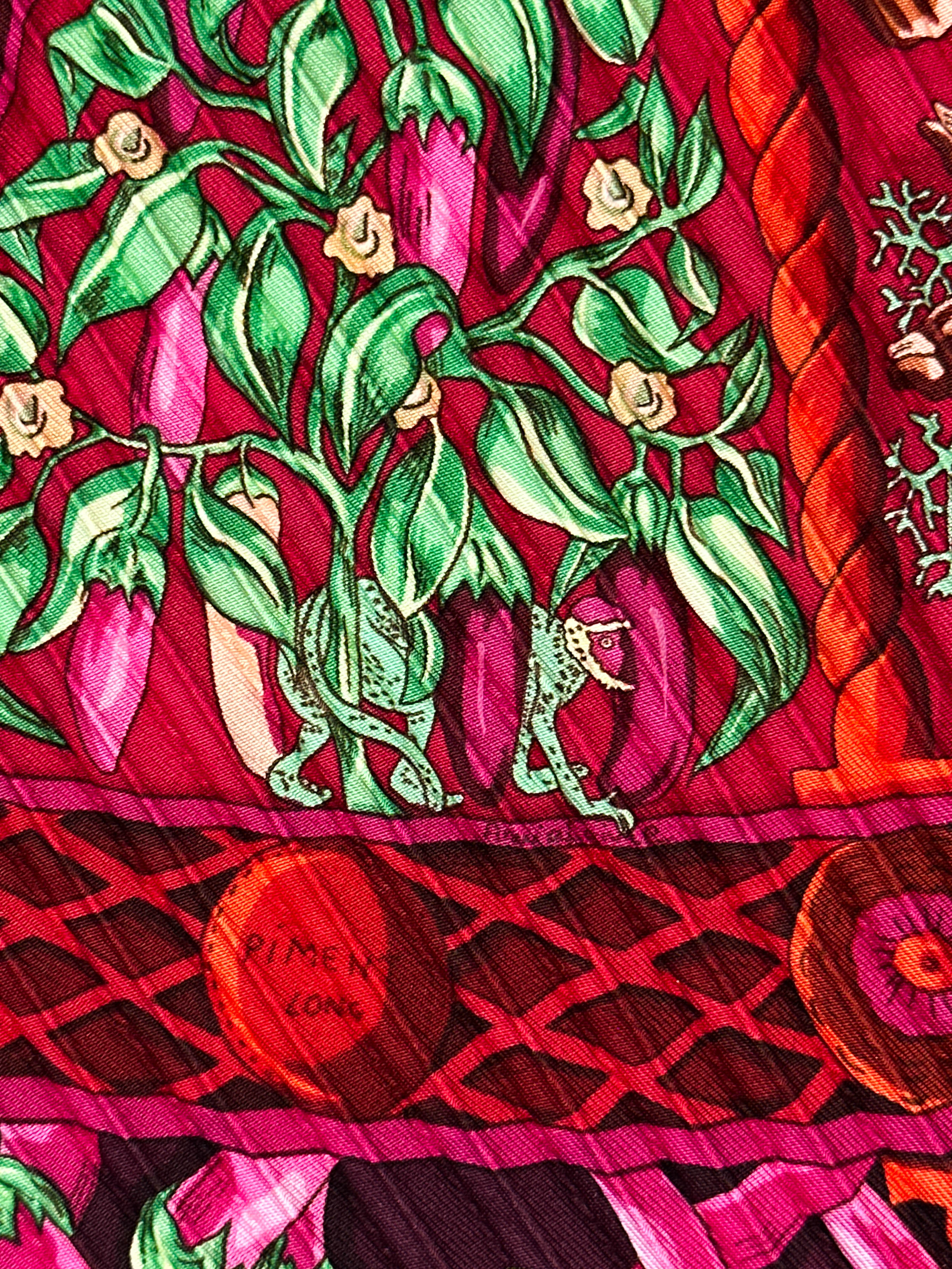 Hermès Aux Pays des Epices Plissé 90