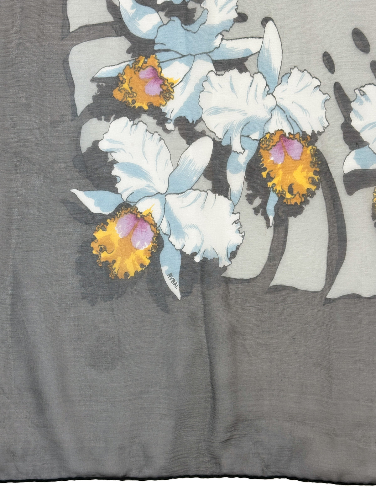 Hermès Les Orchidées III Mousseline 110
