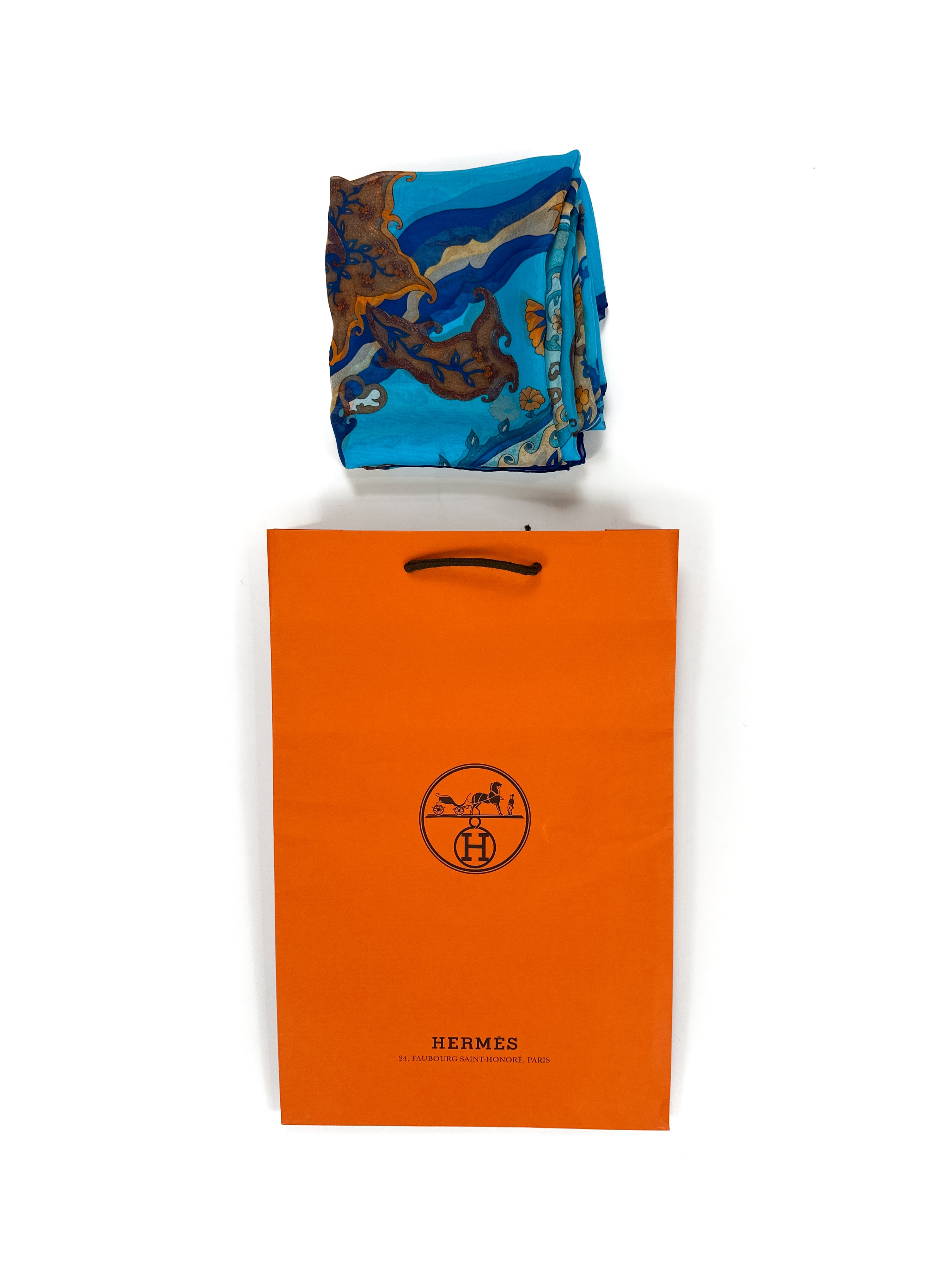 Hermès De Tout Cœur Mousseline 140