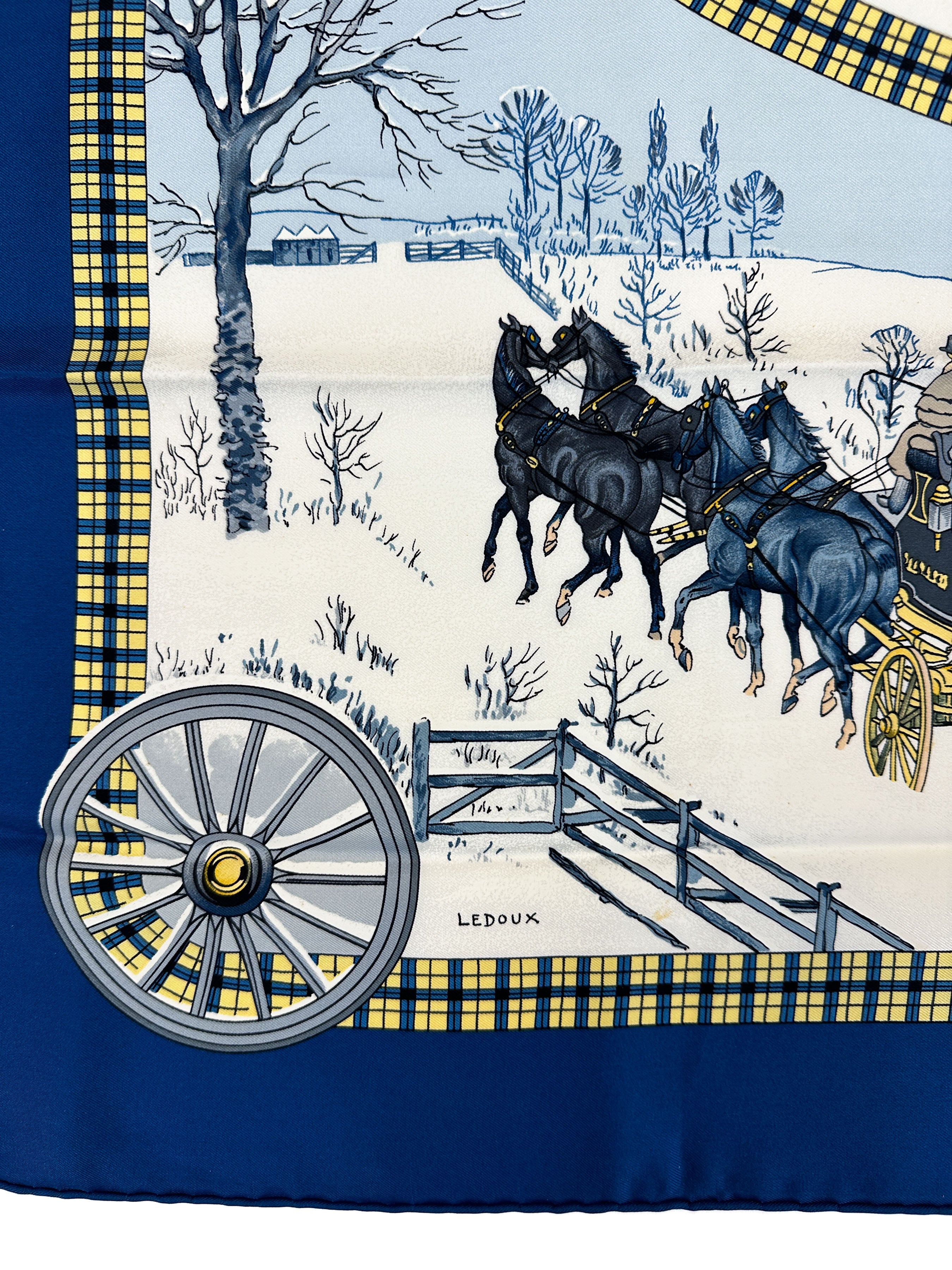 Hermès L'hiver en Poste 90
