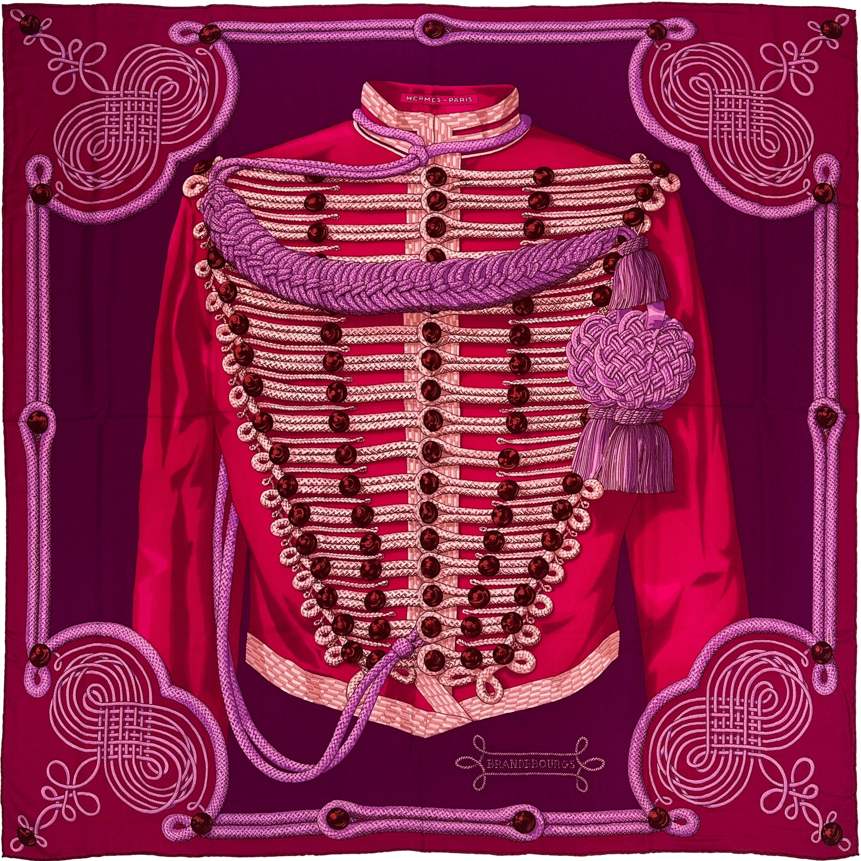 Hermès Brandebourgs Cashmere Silk 140