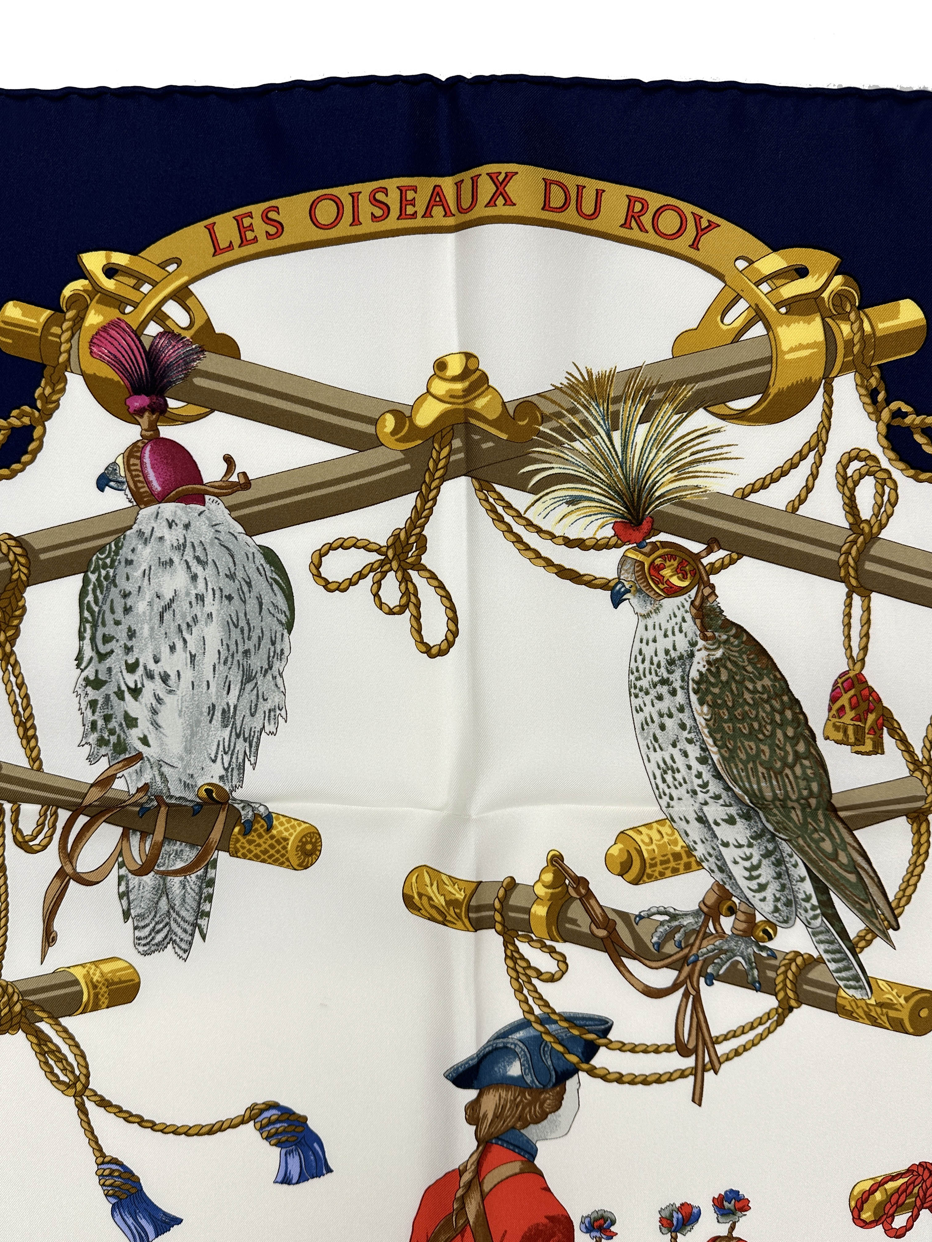 Hermès Les Oiseaux du Roy 90