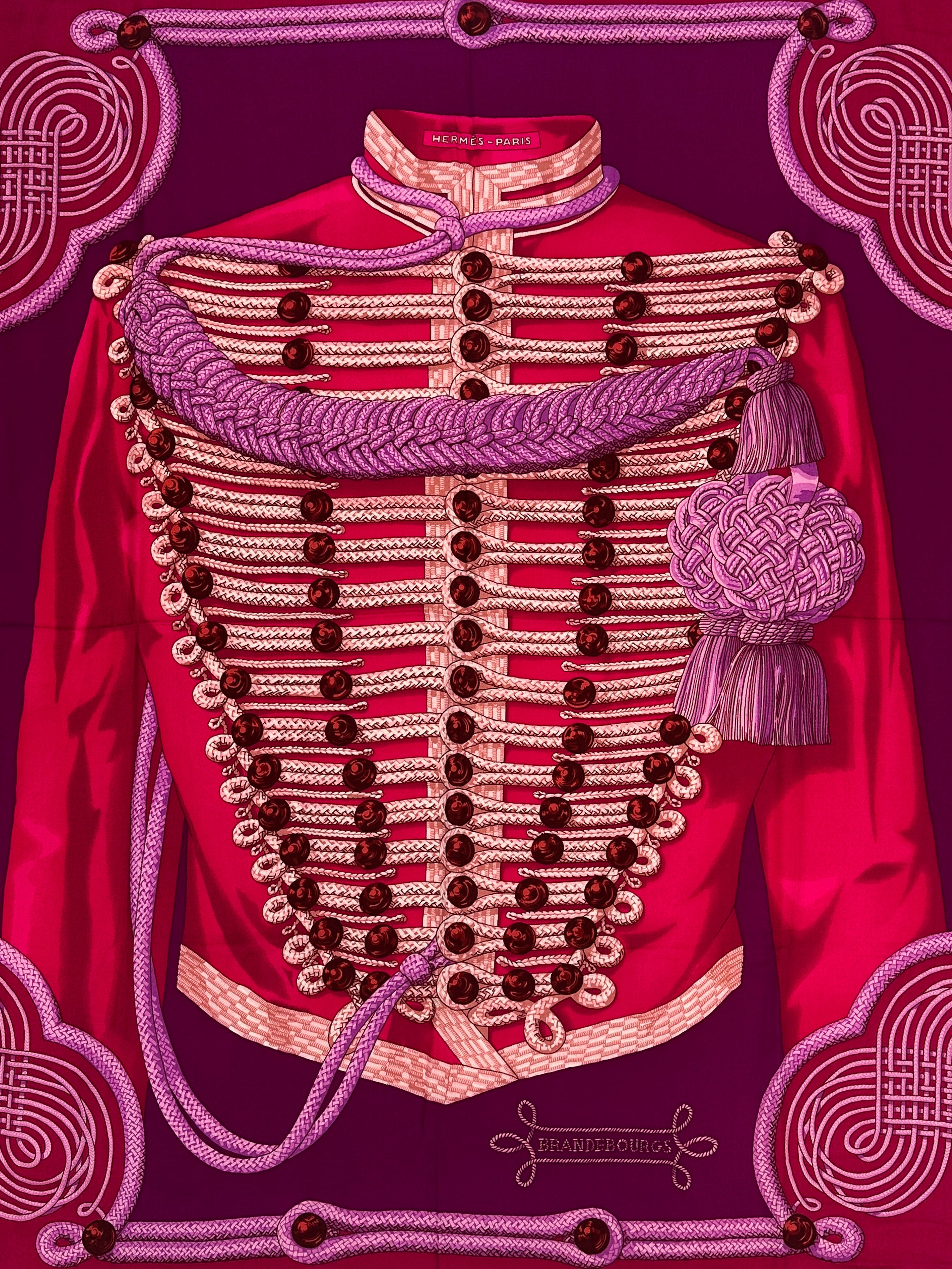 Hermès Brandebourgs Cashmere Silk 140