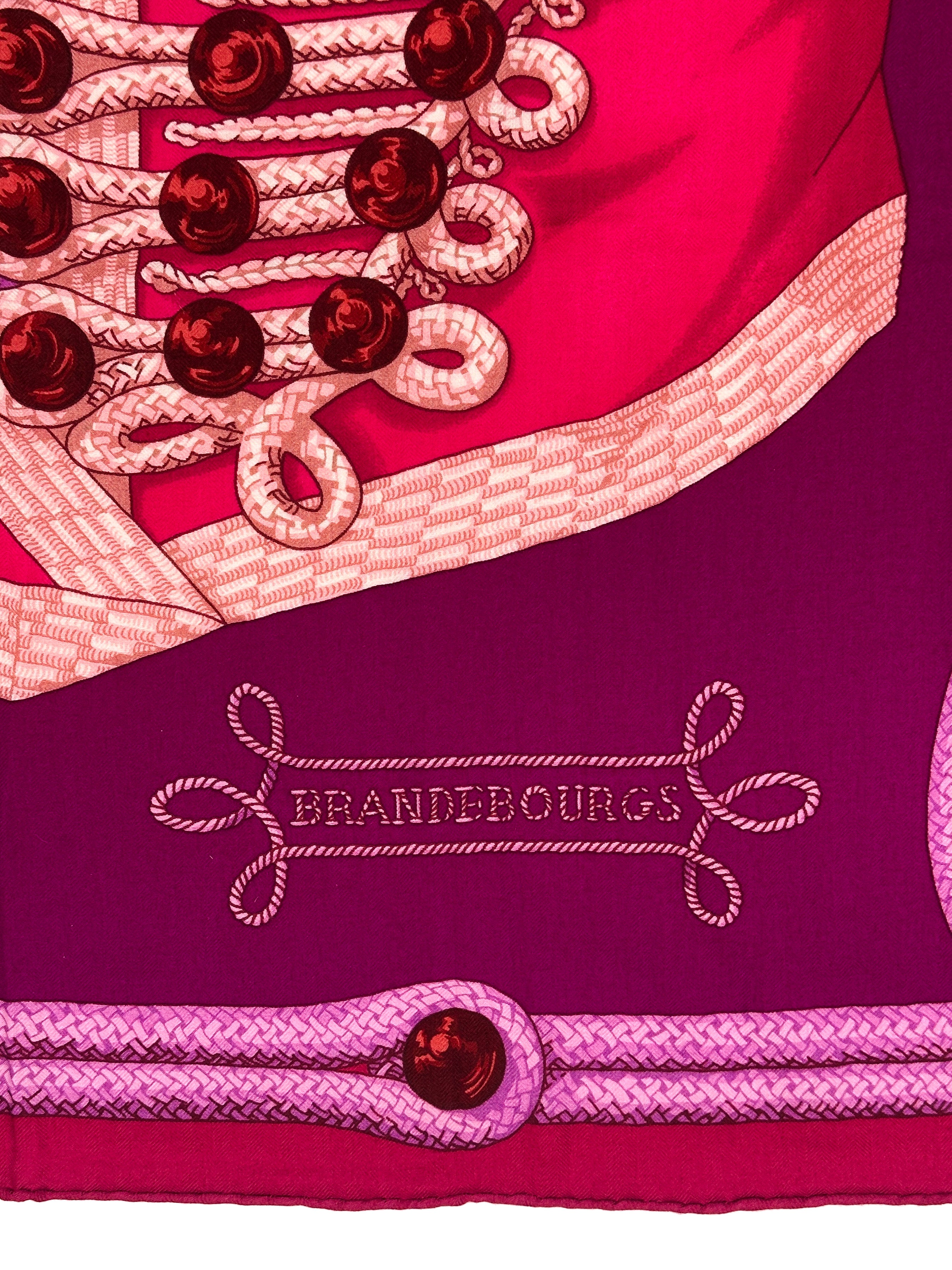 Hermès Brandebourgs Cashmere Silk 140