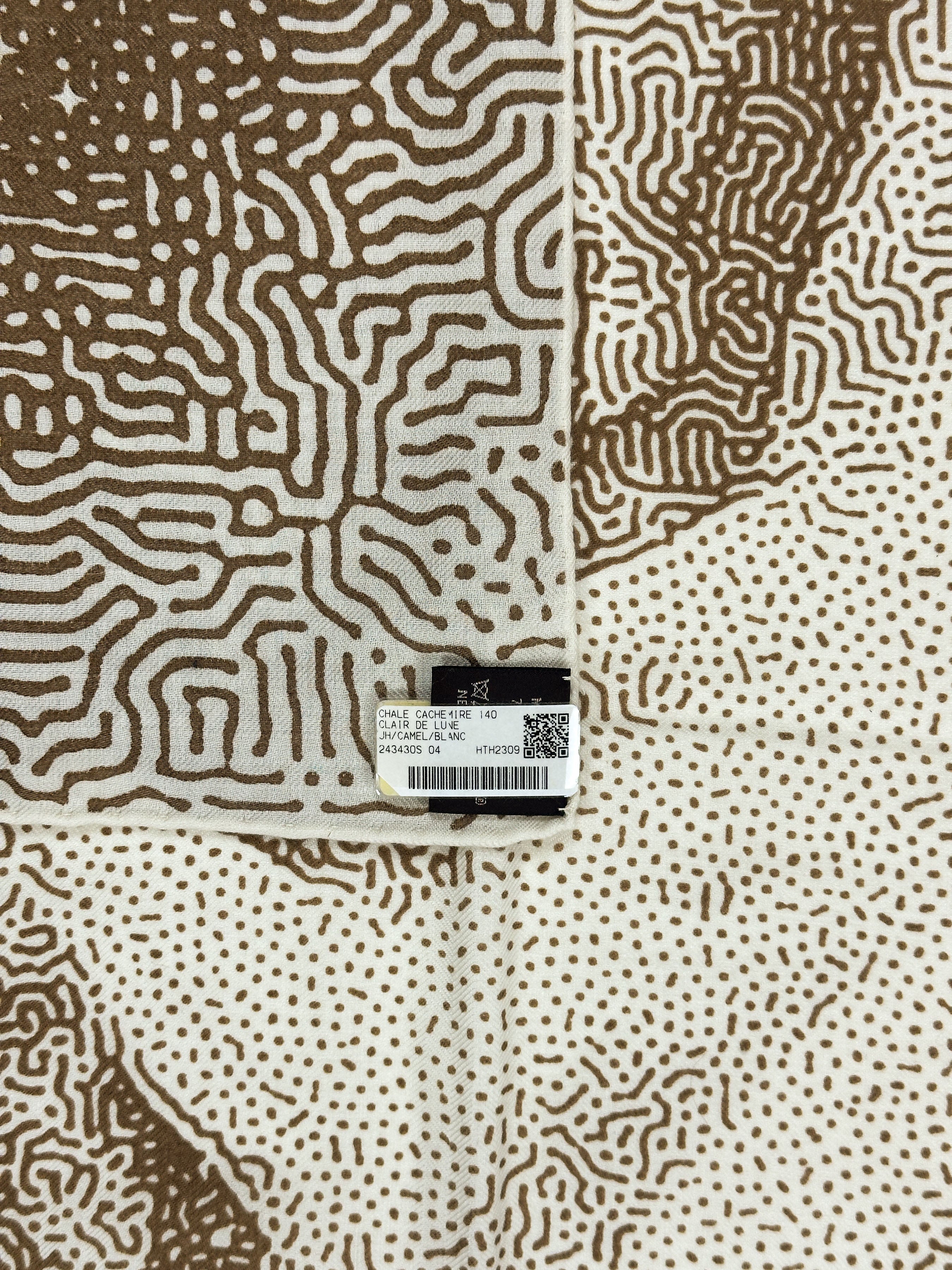 Hermès Clair de Lune Cashmere Silk 140