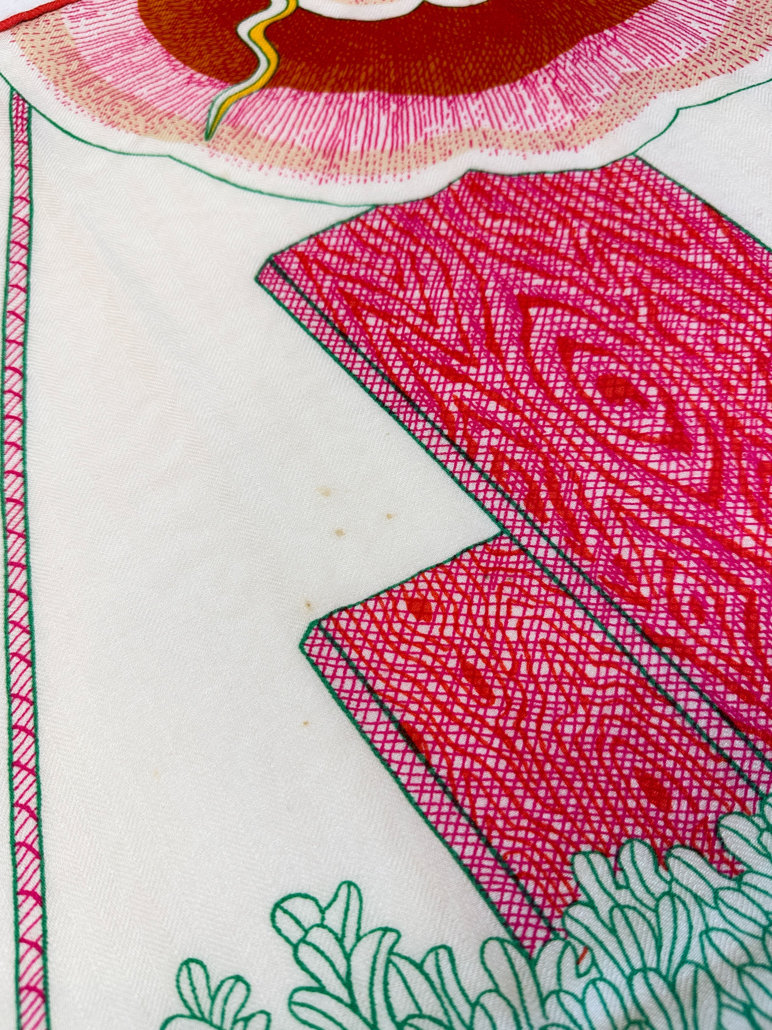 Hermès Act III, Scene I, La Clairiere Cashmere Silk 140