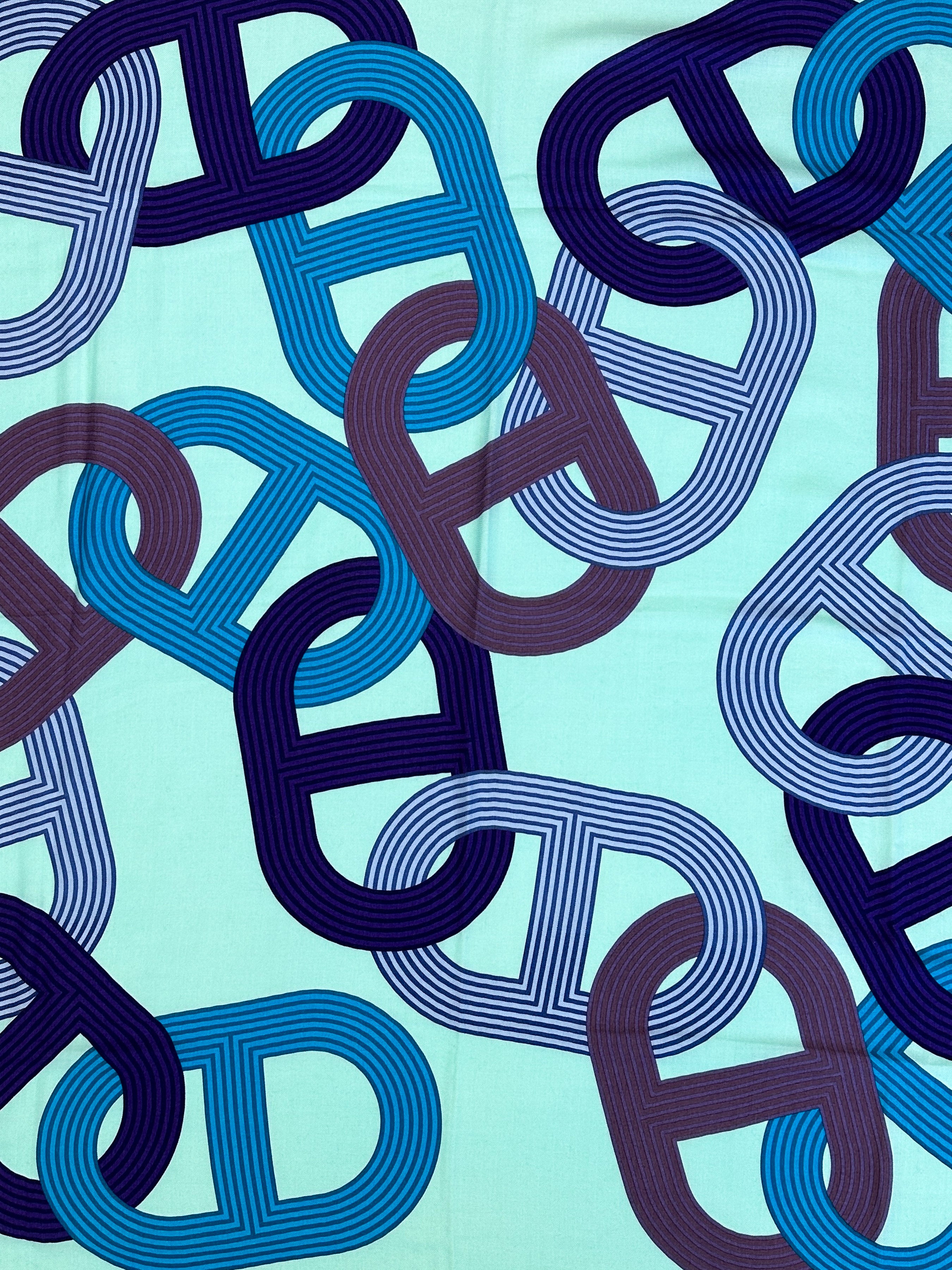 Hermès Circuit 24 Faubourg Cashmere Silk 140