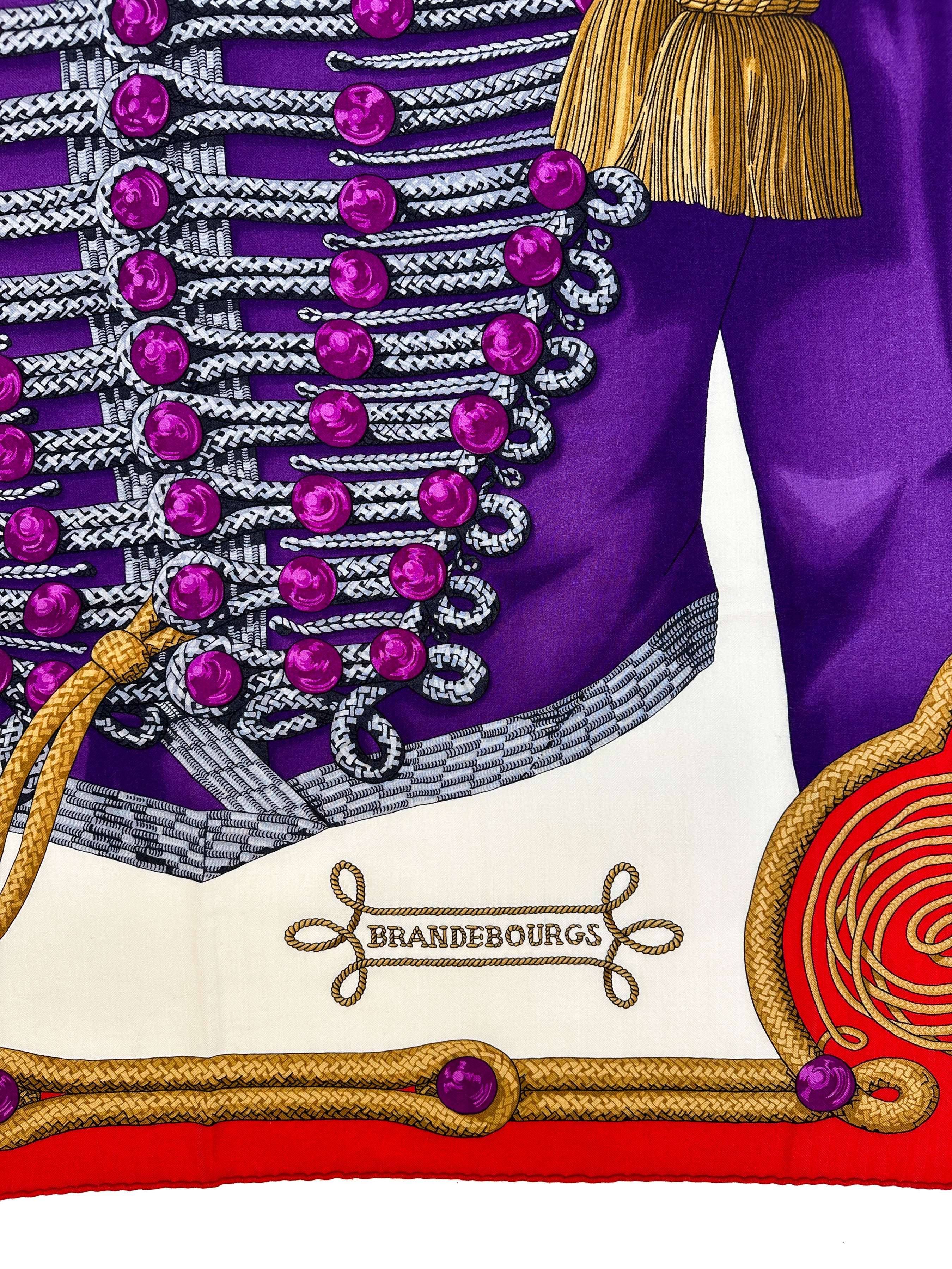 Hermès Brandebourgs Cashmere Silk 140