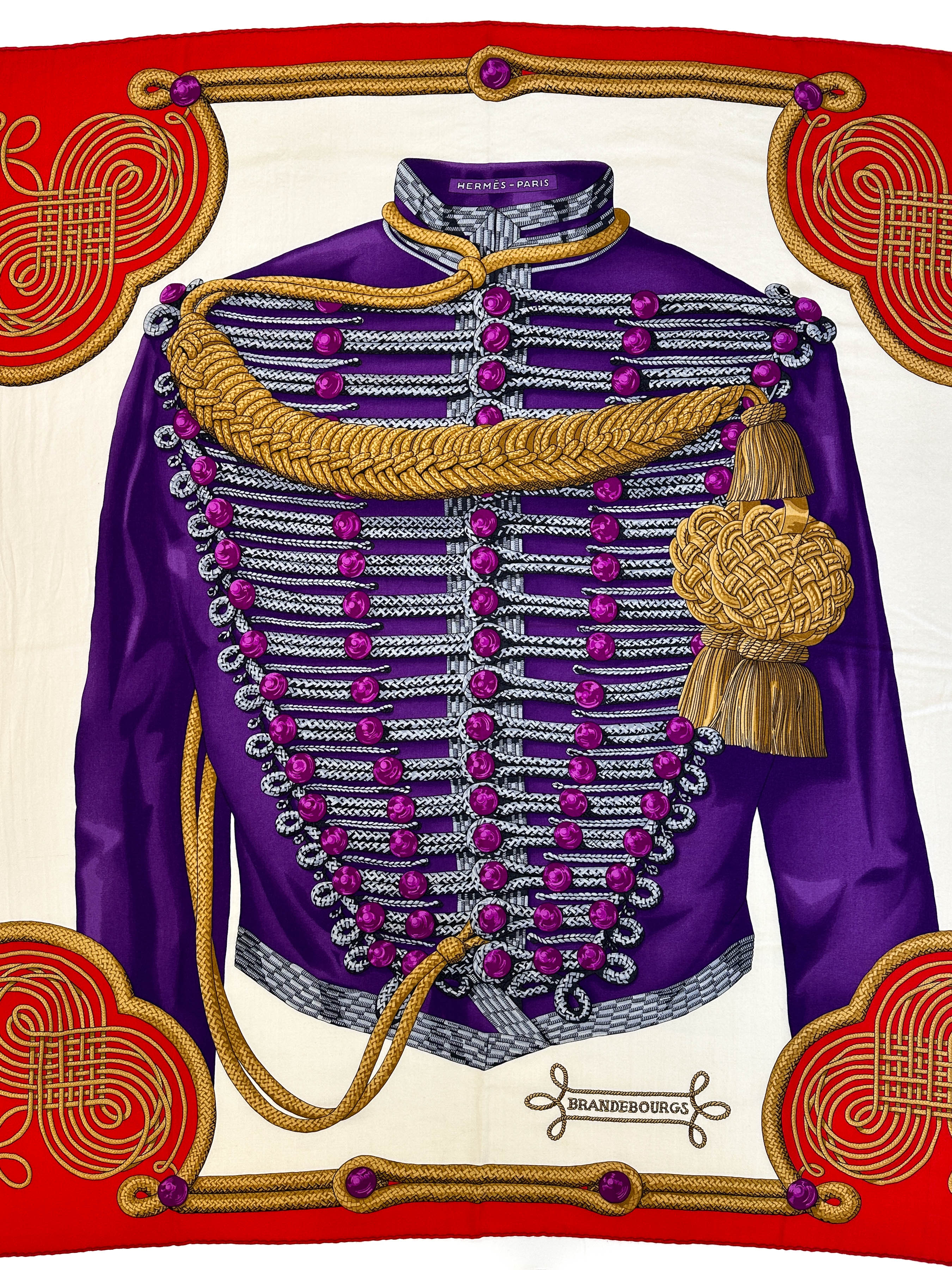 Hermès Brandebourgs Cashmere Silk 140