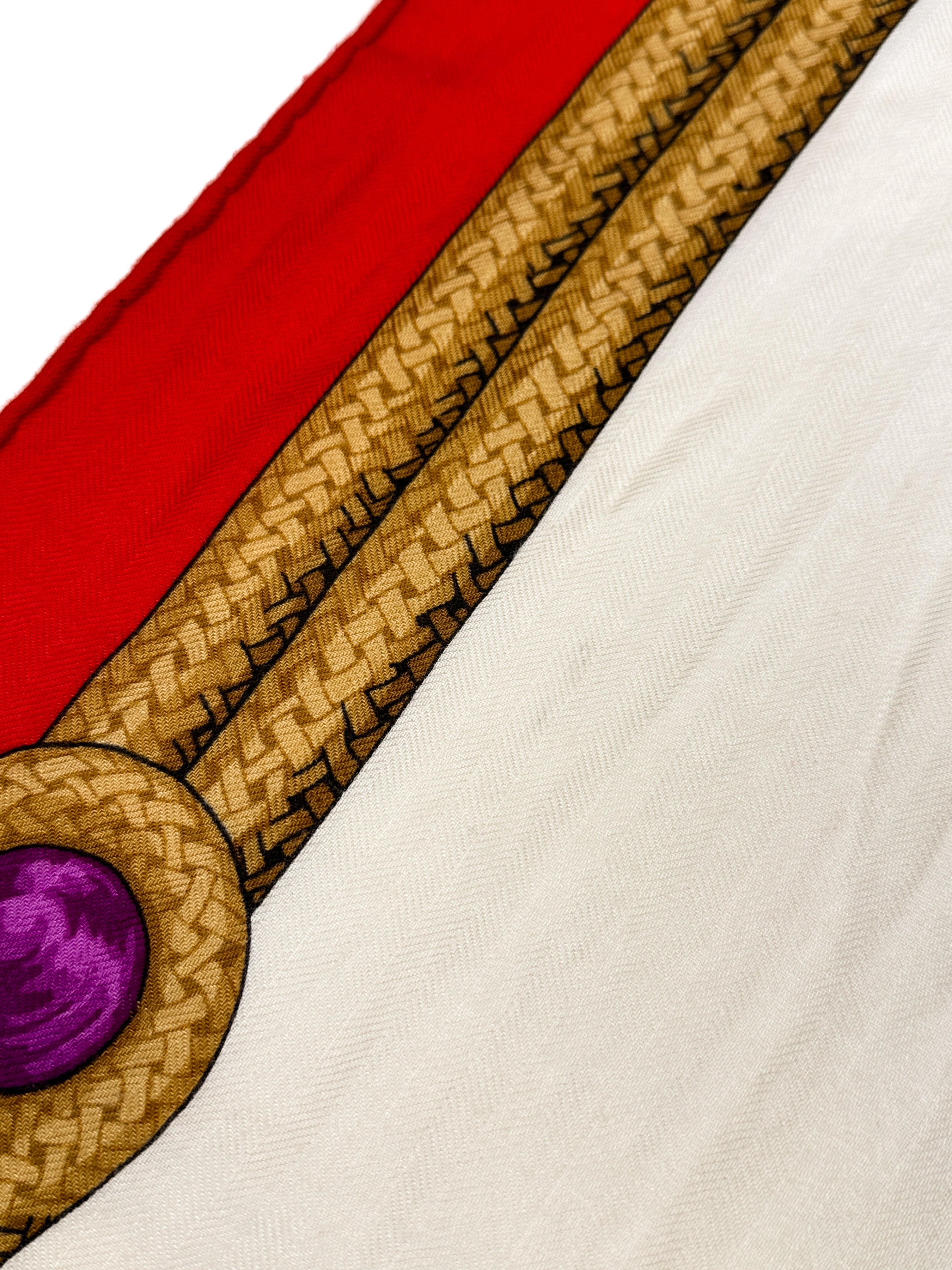 Hermès Brandebourgs Cashmere Silk 140