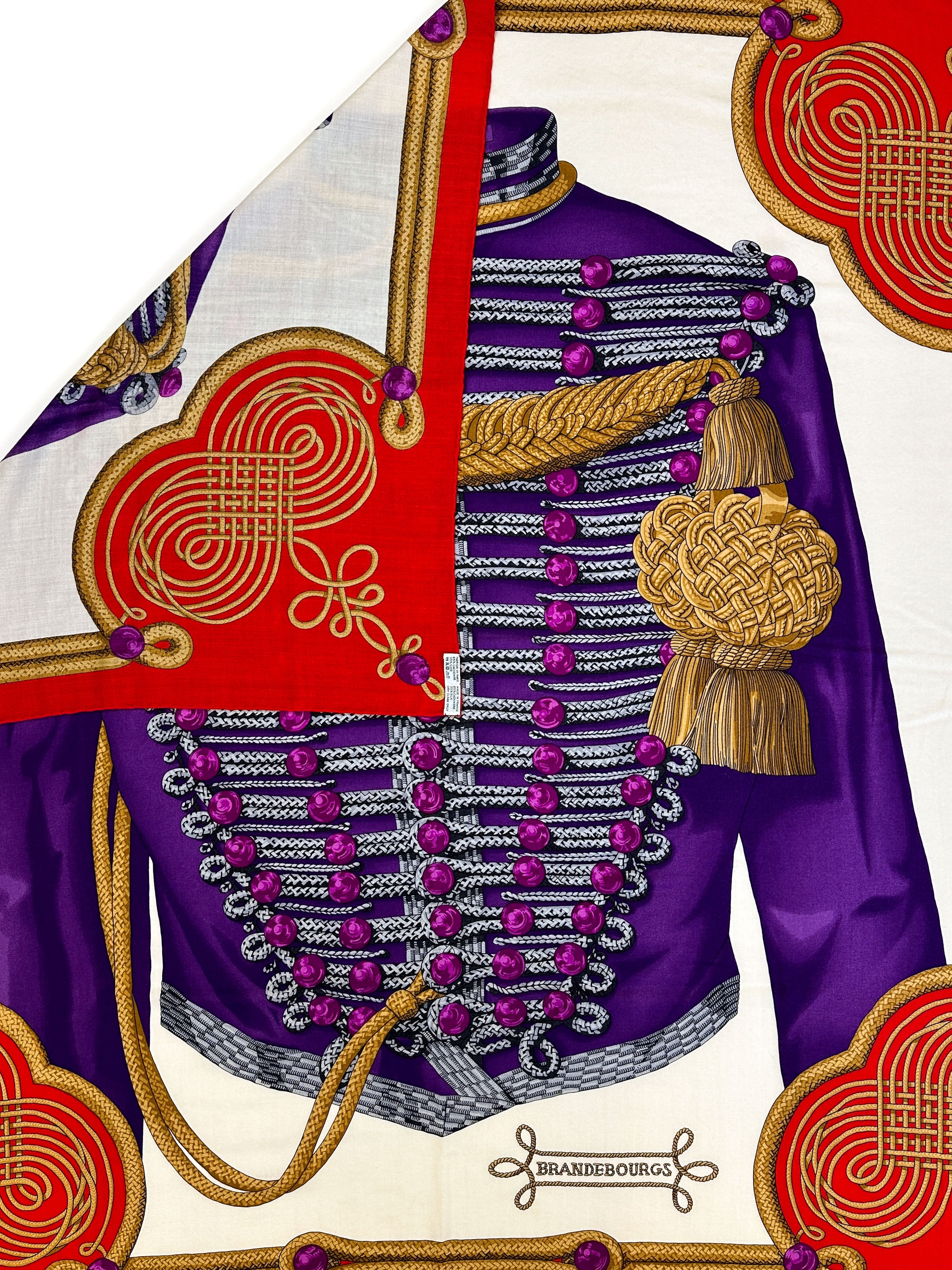 Hermès Brandebourgs Cashmere Silk 140