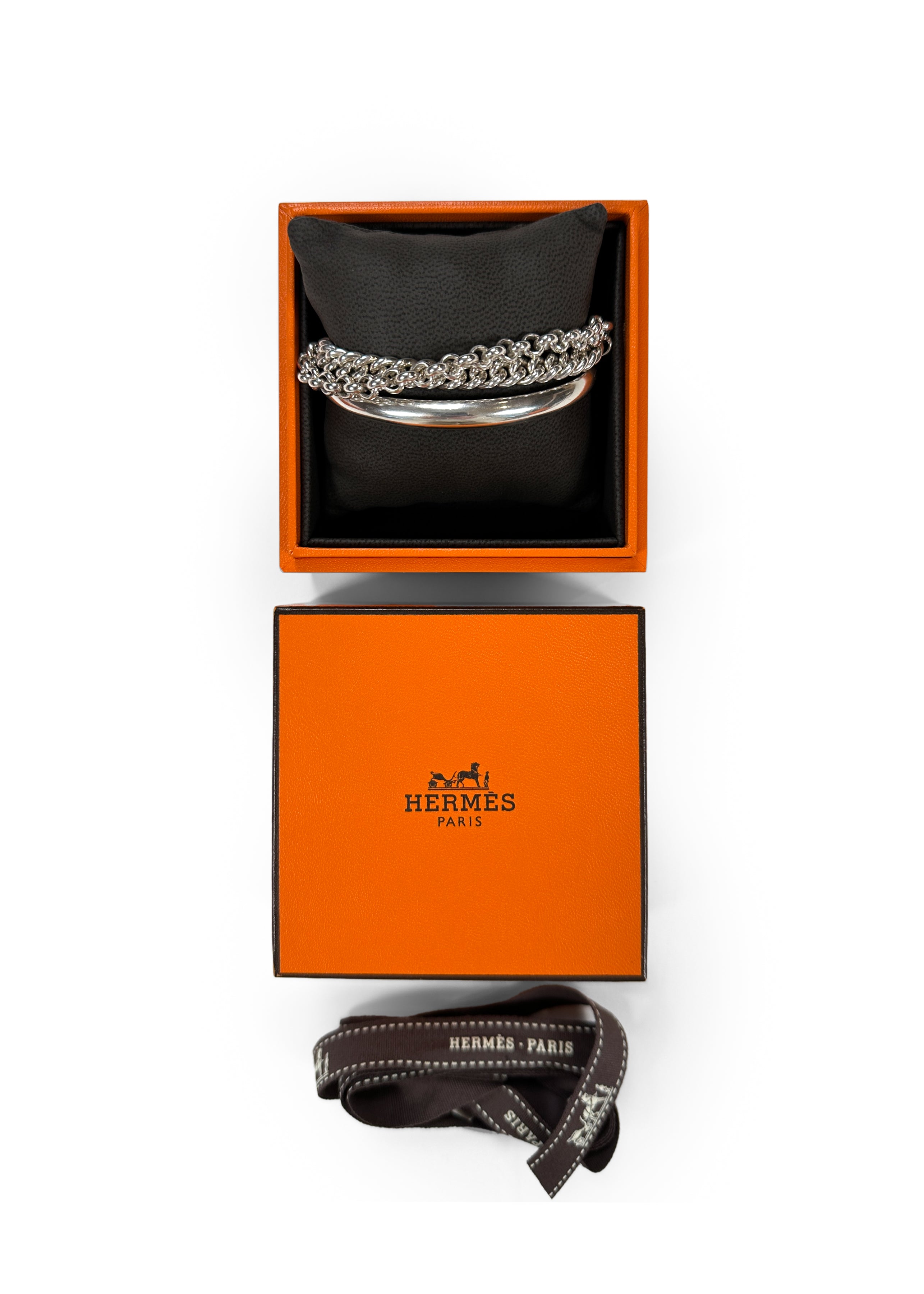 Hermès Mors de Bride Sterling Silver Bracelet