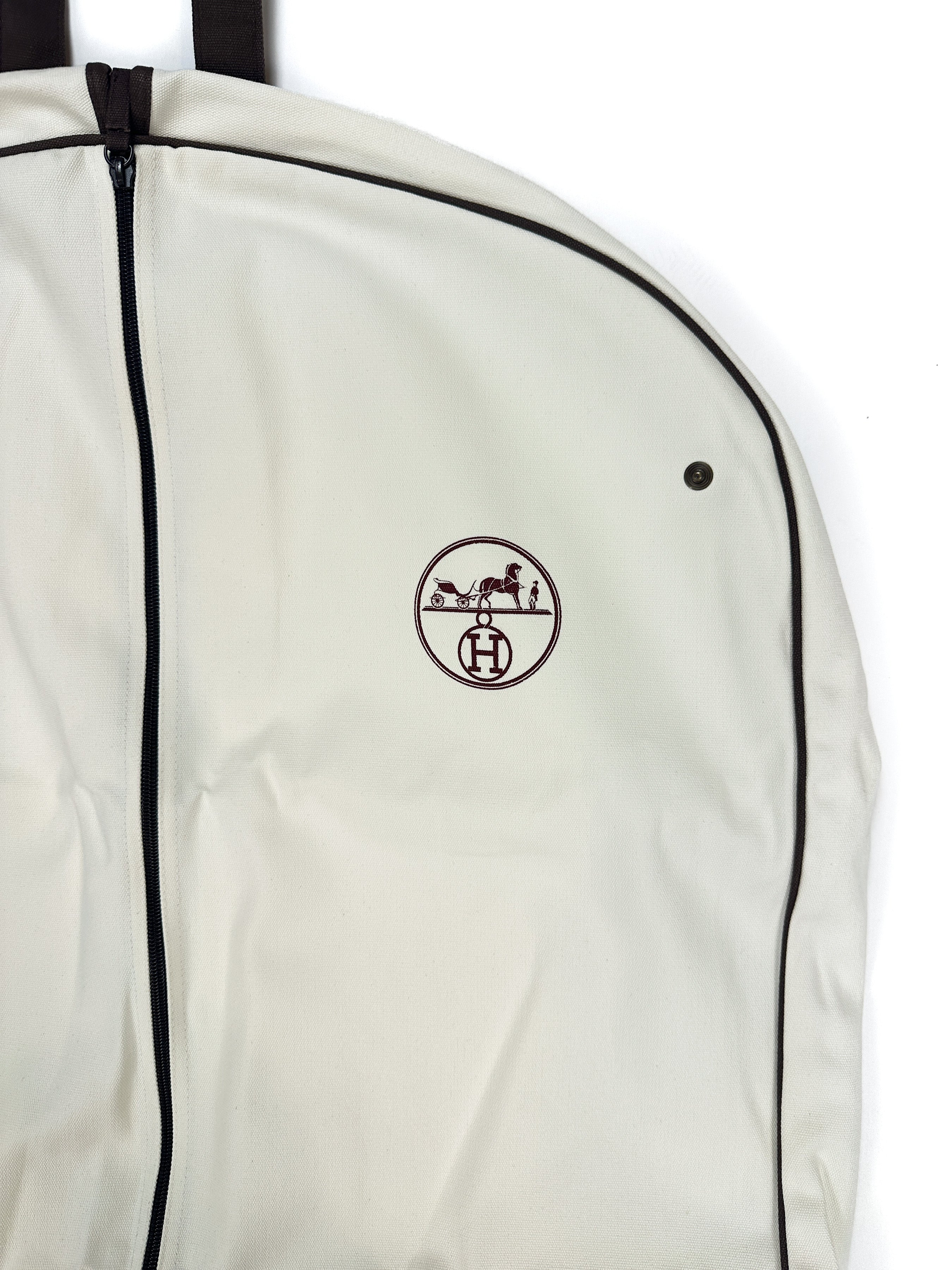 Hermès Suit Length Garment Bag with Shopping Bag