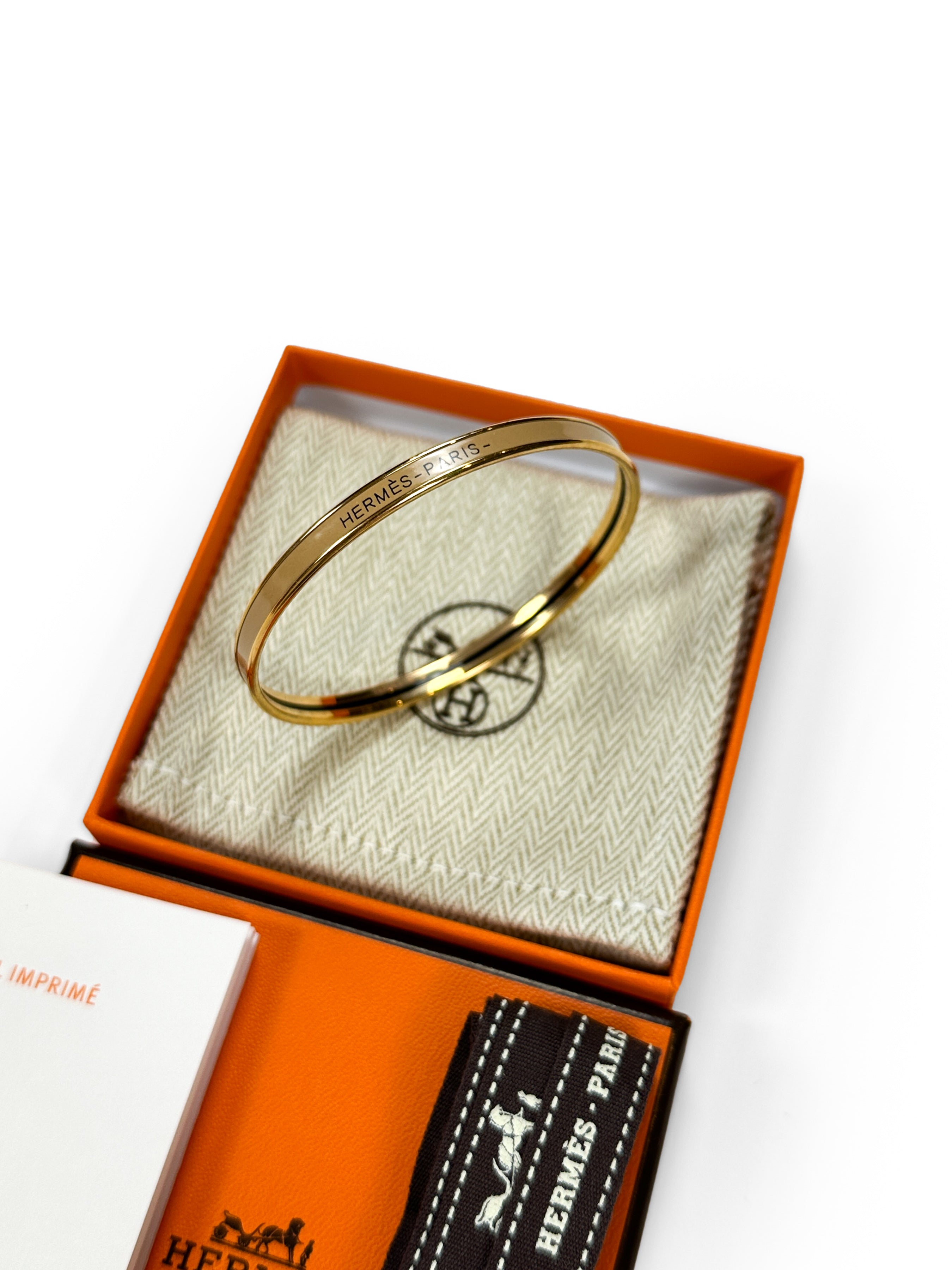 Hermès Uni Extra-Narrow Bangle