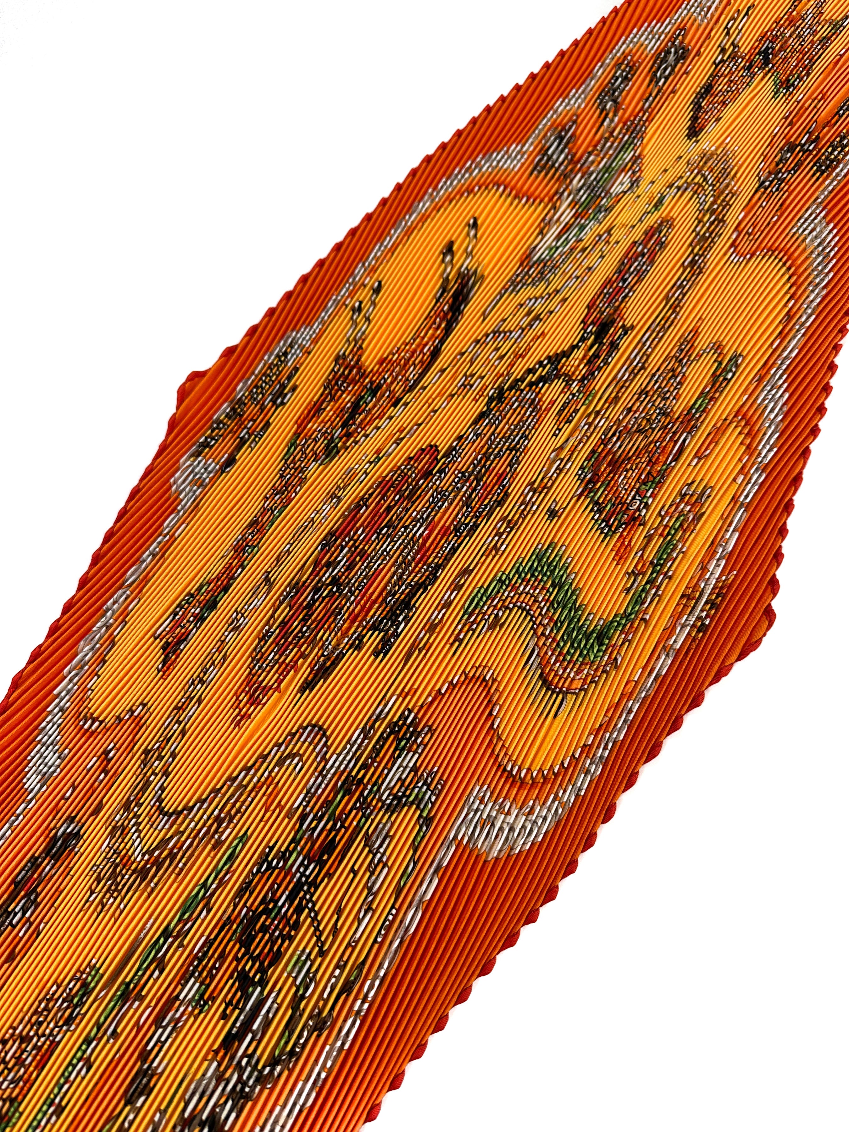 Hermès Paperoles Custom Plissé 90
