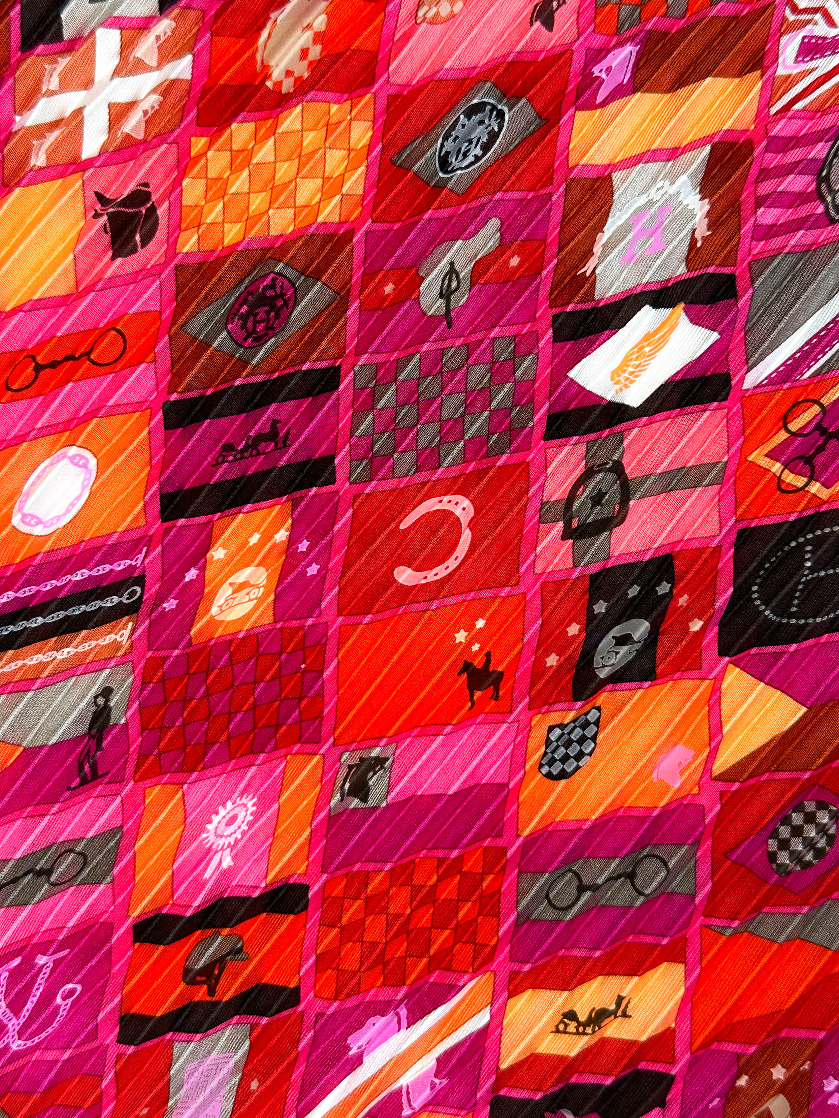 Hermès Hermès en Voyage Plissé 90