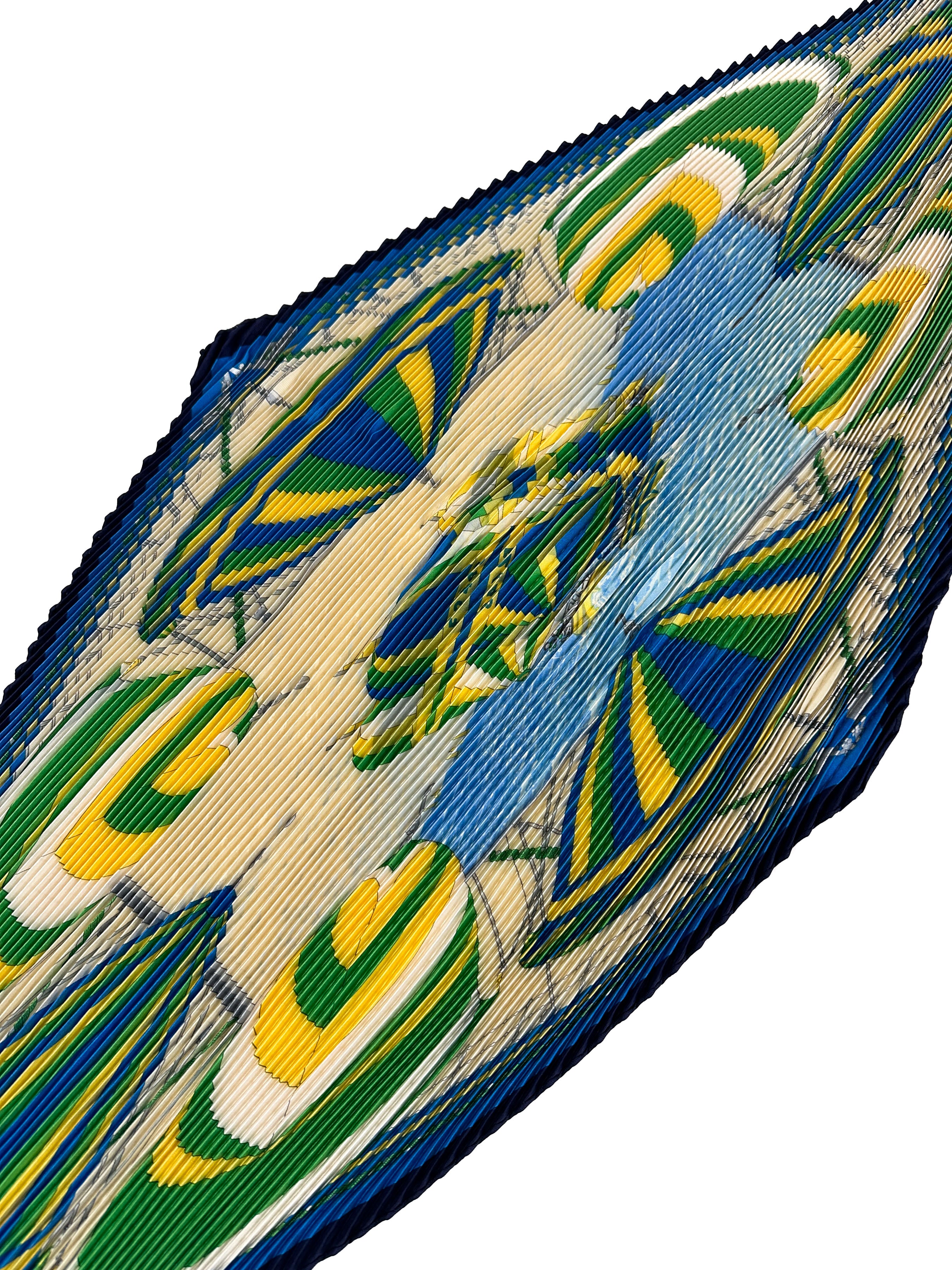 Hermès Spinnakers Plissé 90