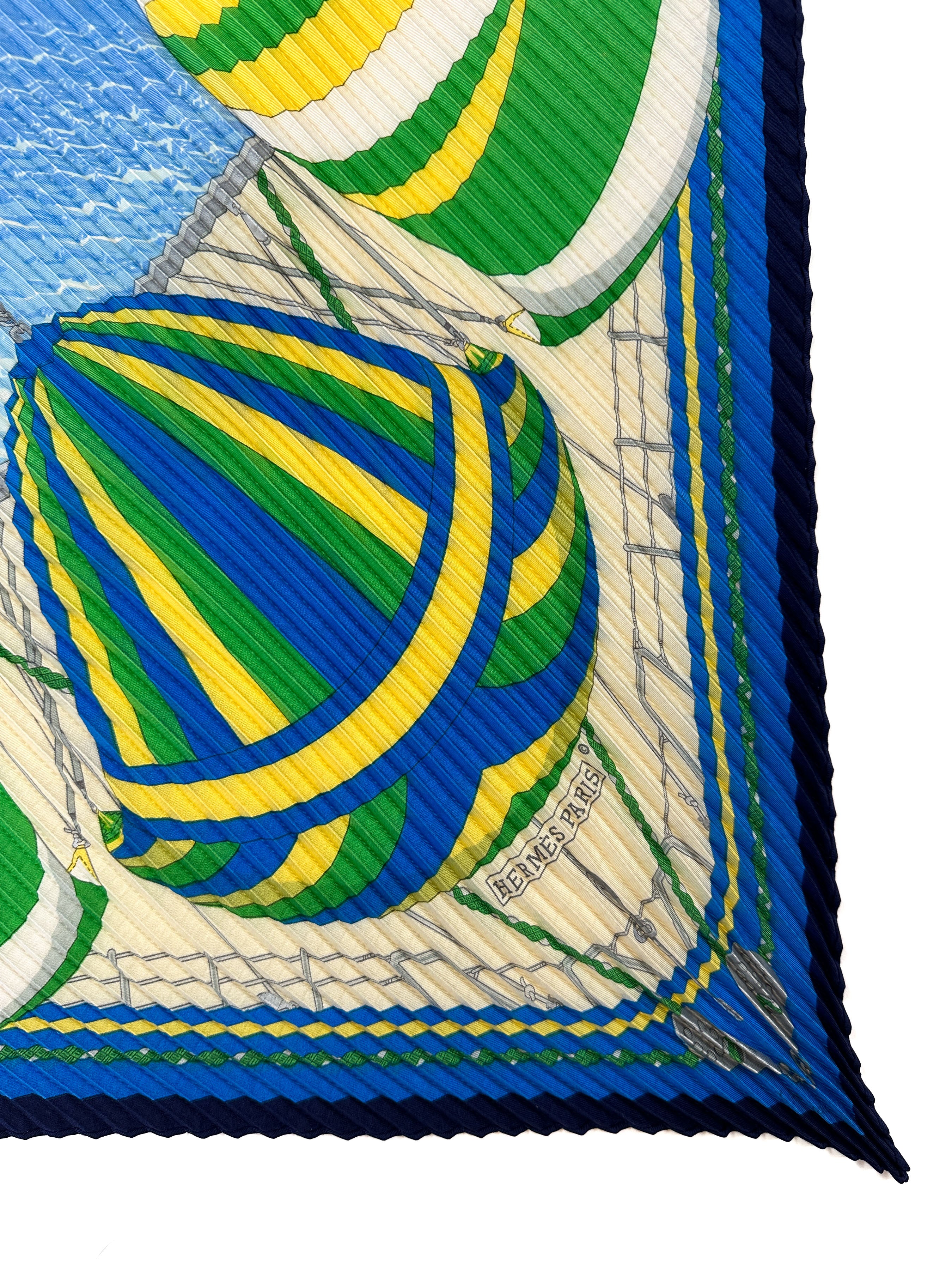 Hermès Spinnakers Plissé 90