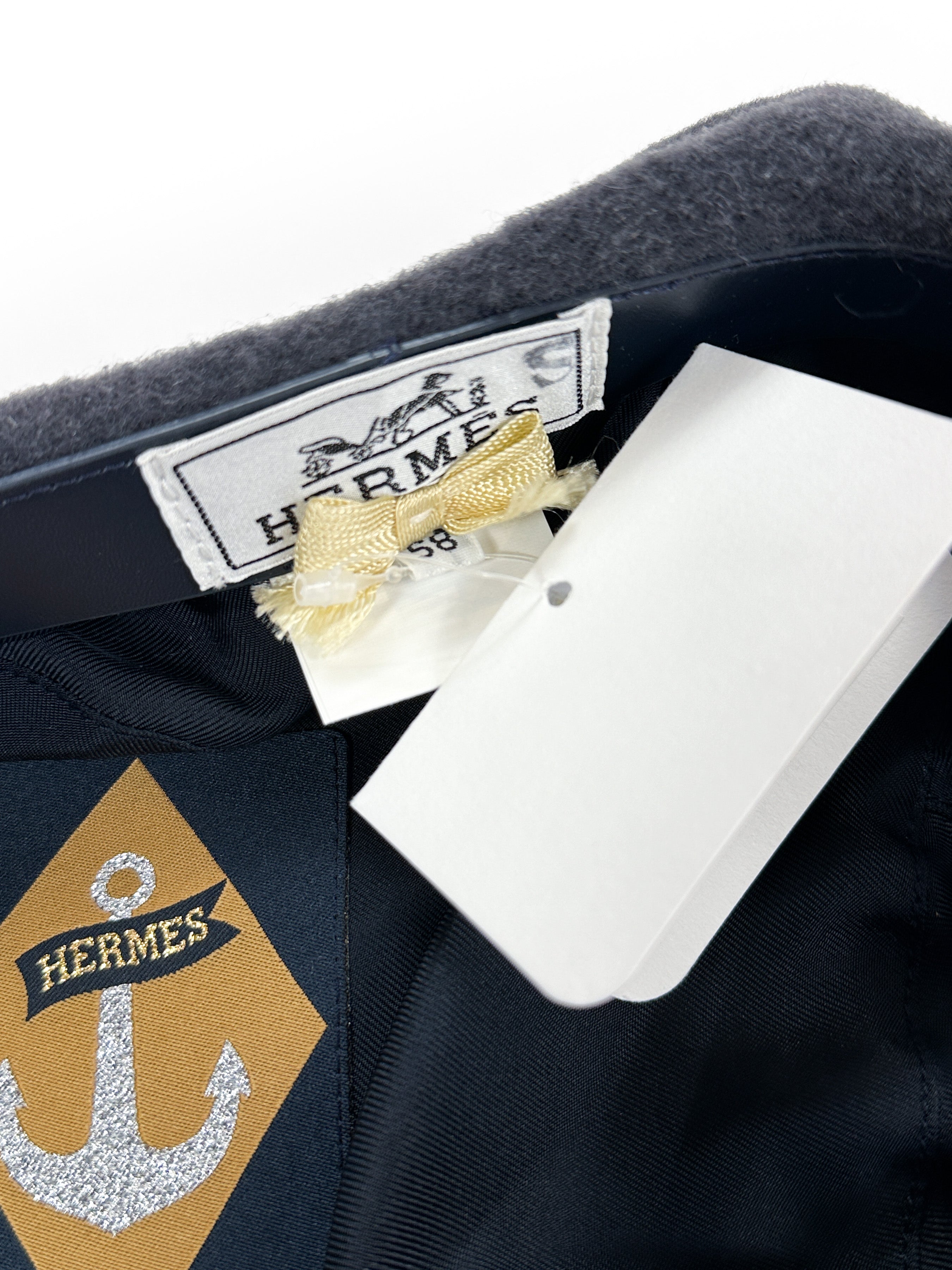 Hermès Bonnie Sailor Beret 58