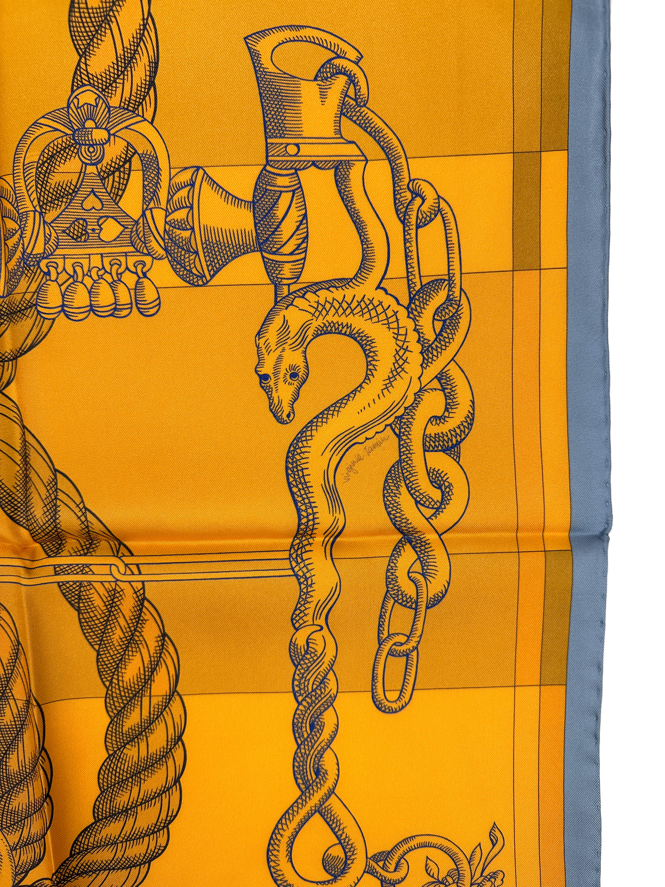 Hermès Della Cavalleria Double Face 90