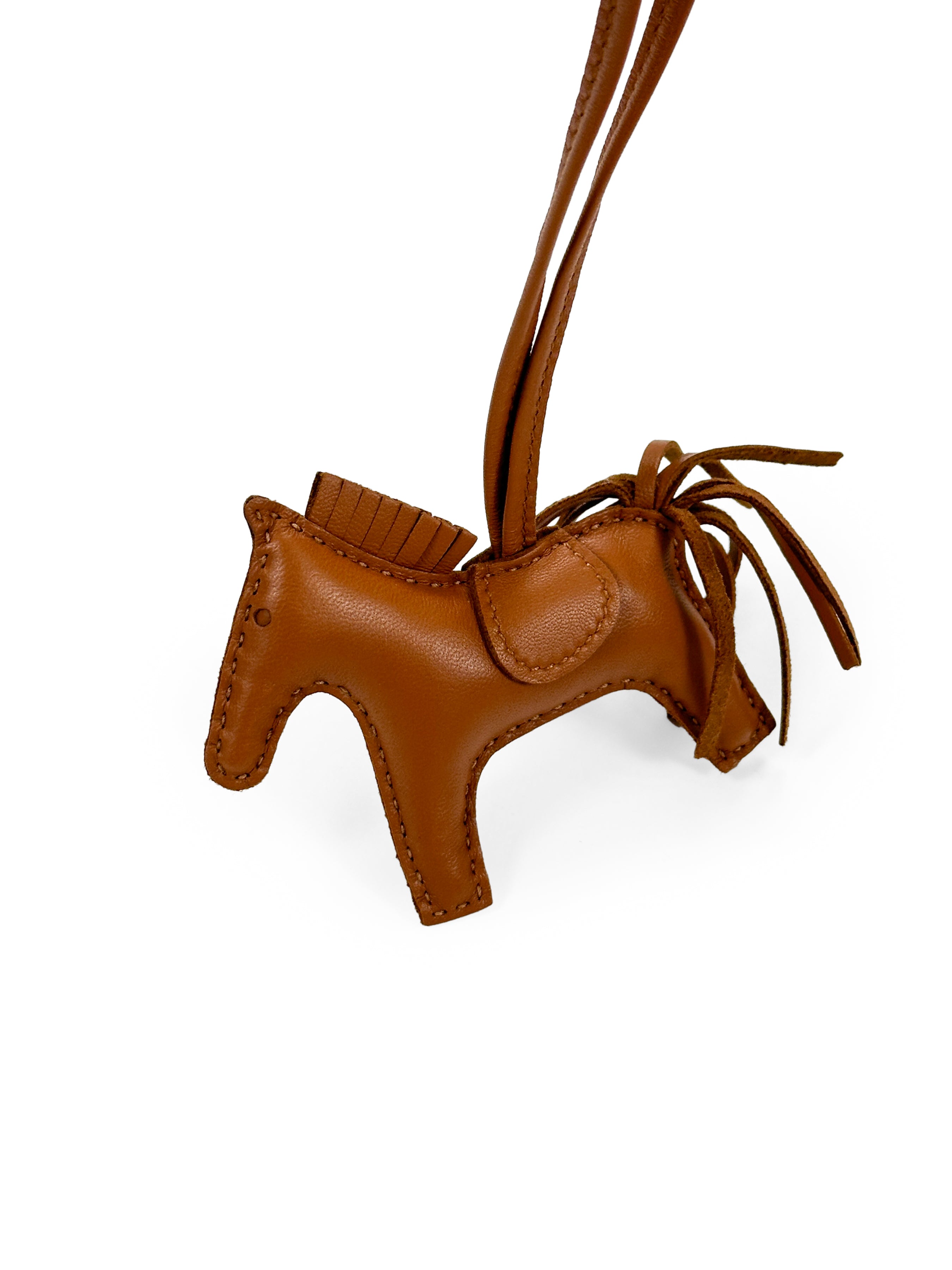 Hermès Rodeo Gold Bag Charm PM