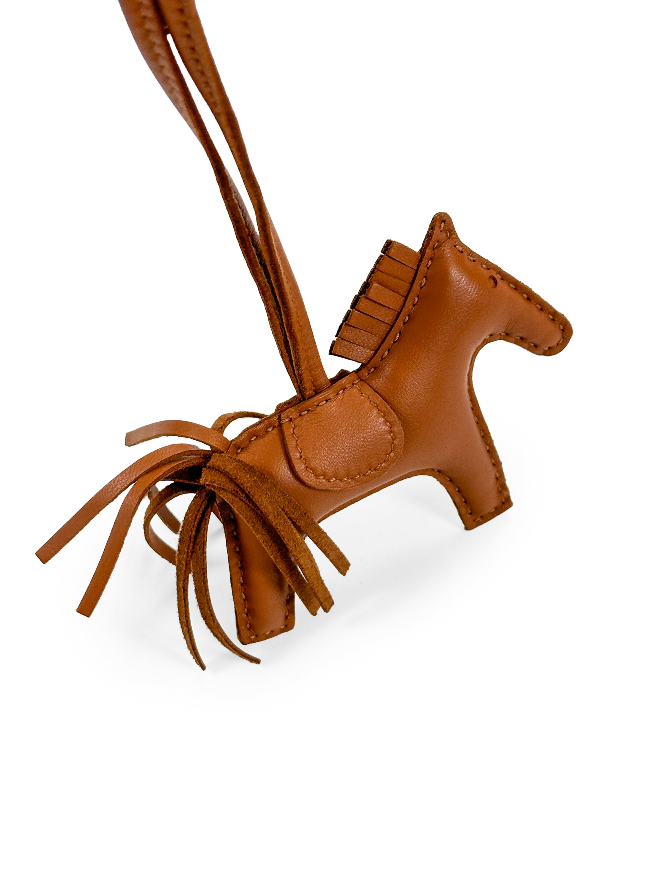 Hermès Rodeo Gold Bag Charm PM