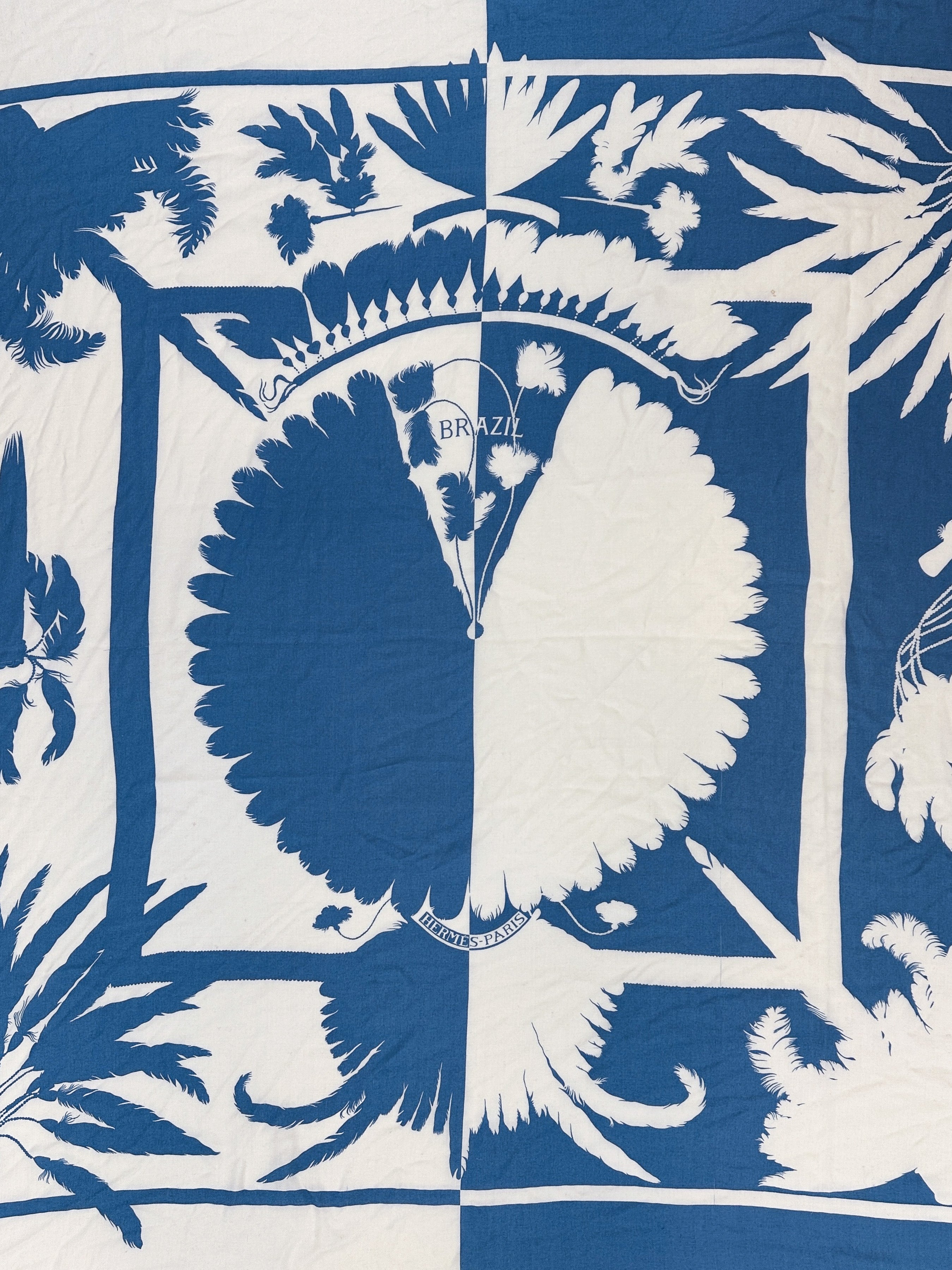 Hermès Brazil Tatouages Cashmere Silk 140