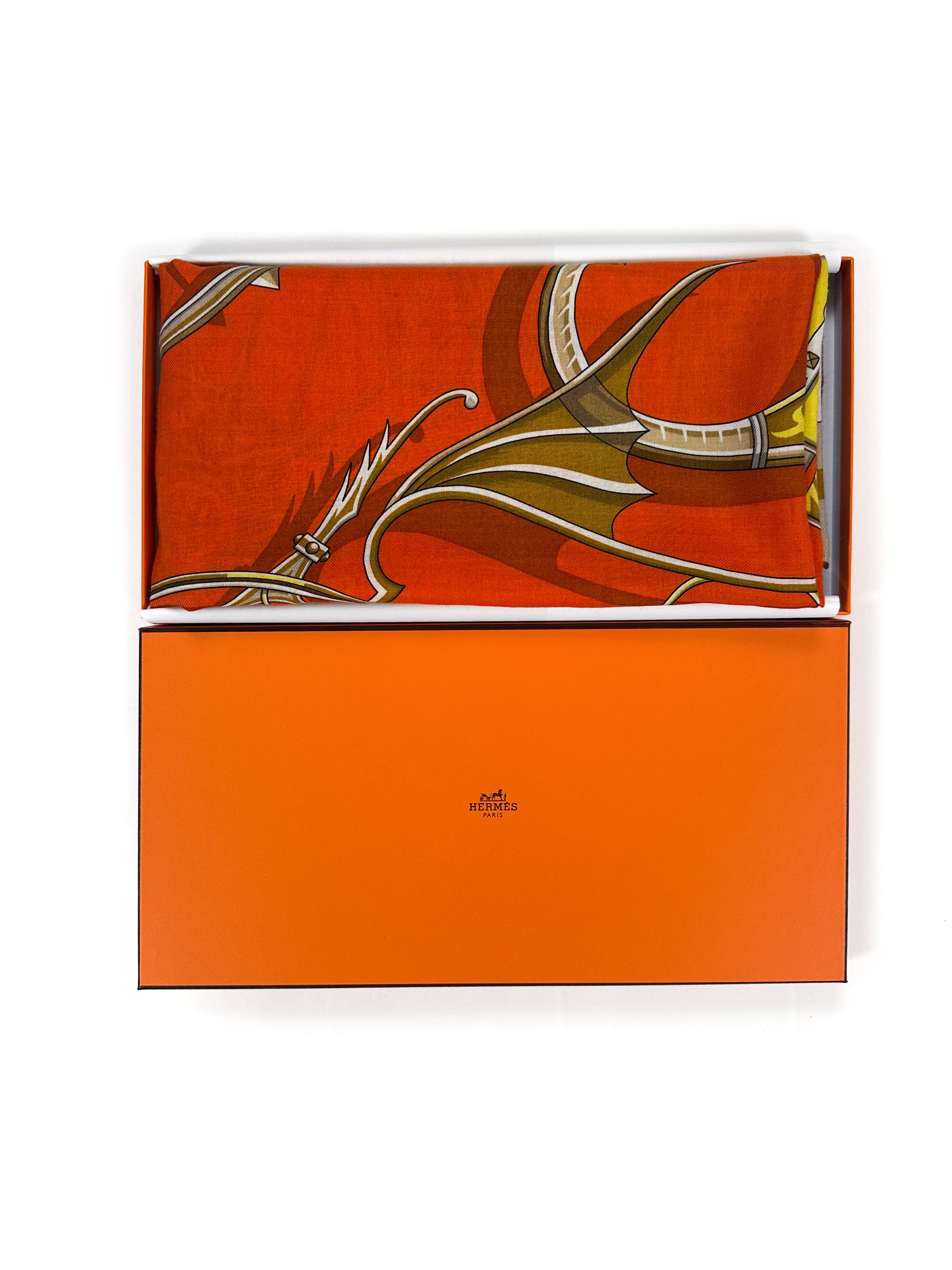 Hermès Voitures en Equilibre Cashmere Silk 140