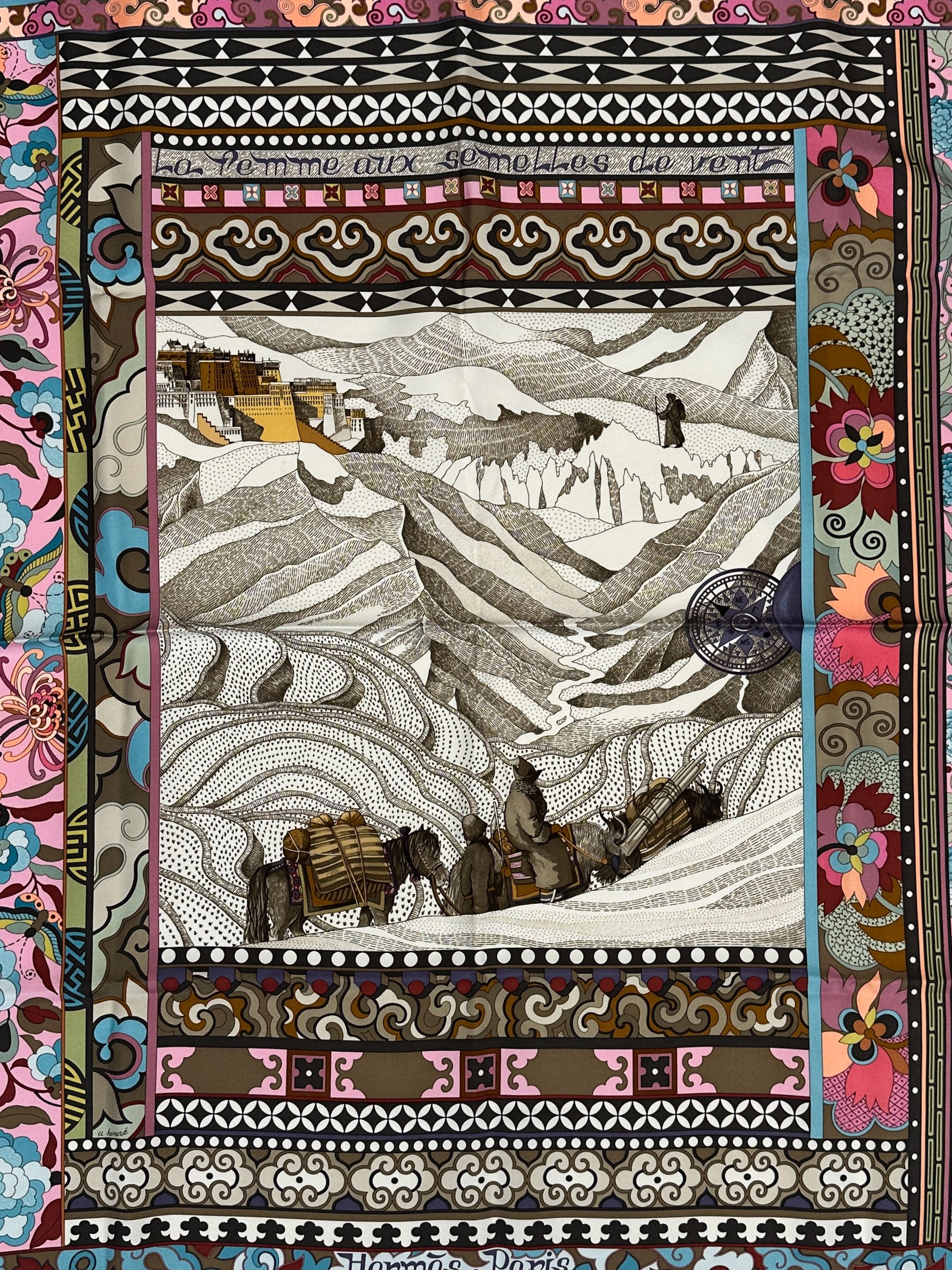 Hermès La Femme aux Semelles de Vent 90