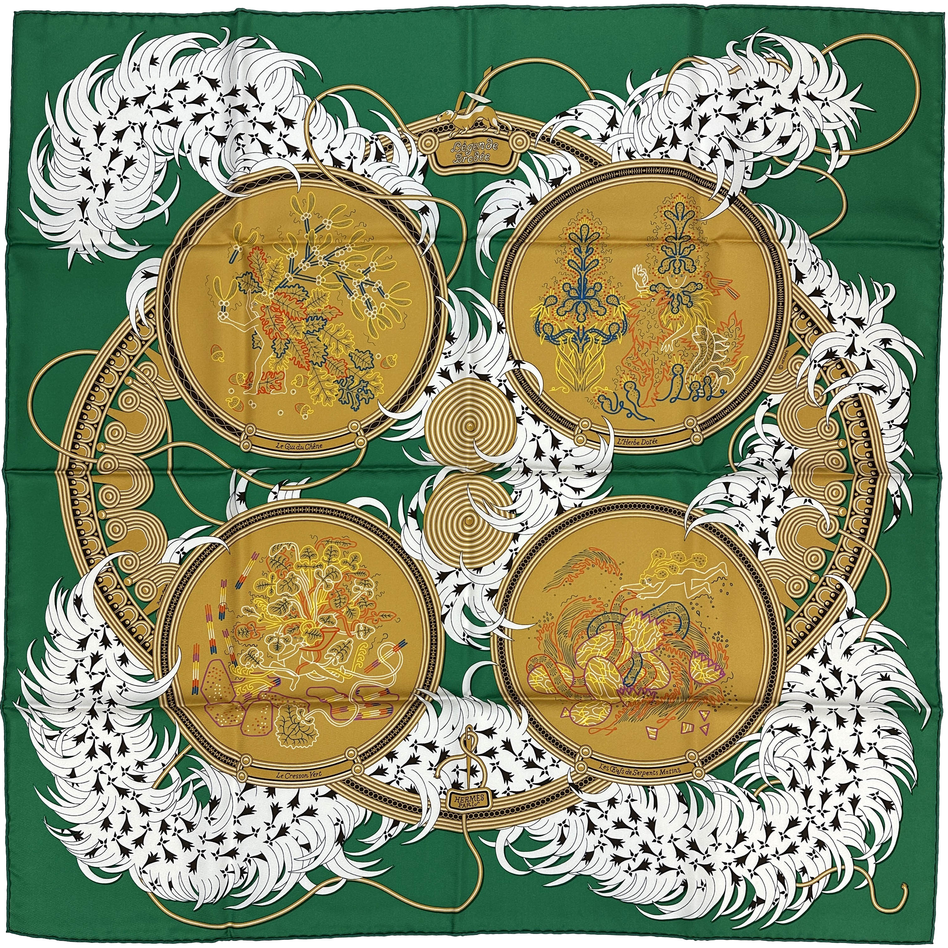 Hermès Legende Brodée 90