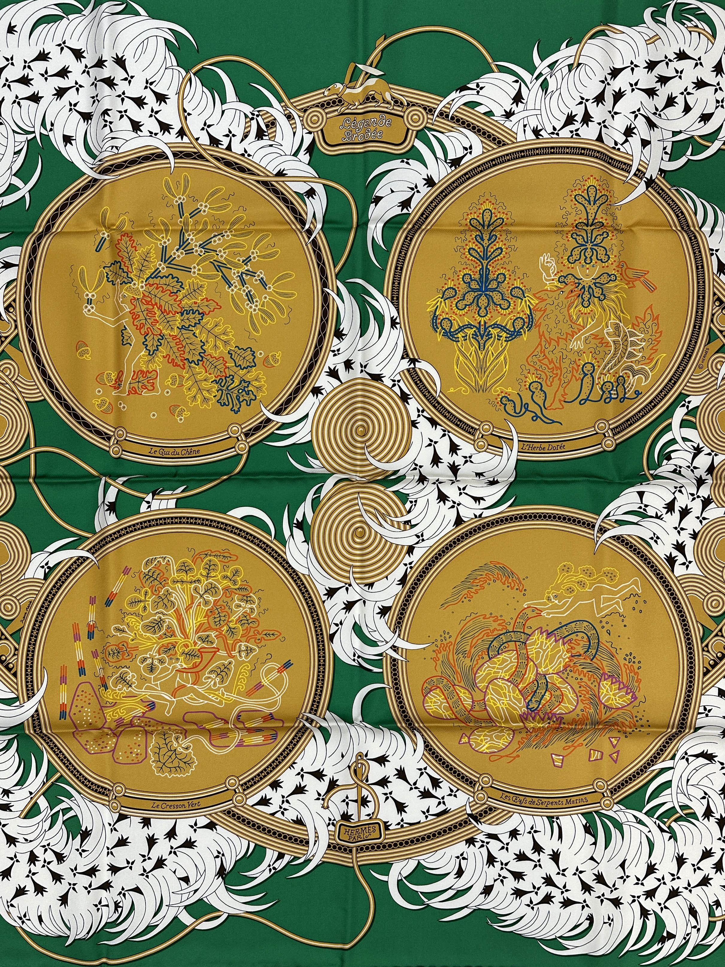 Hermès Legende Brodée 90