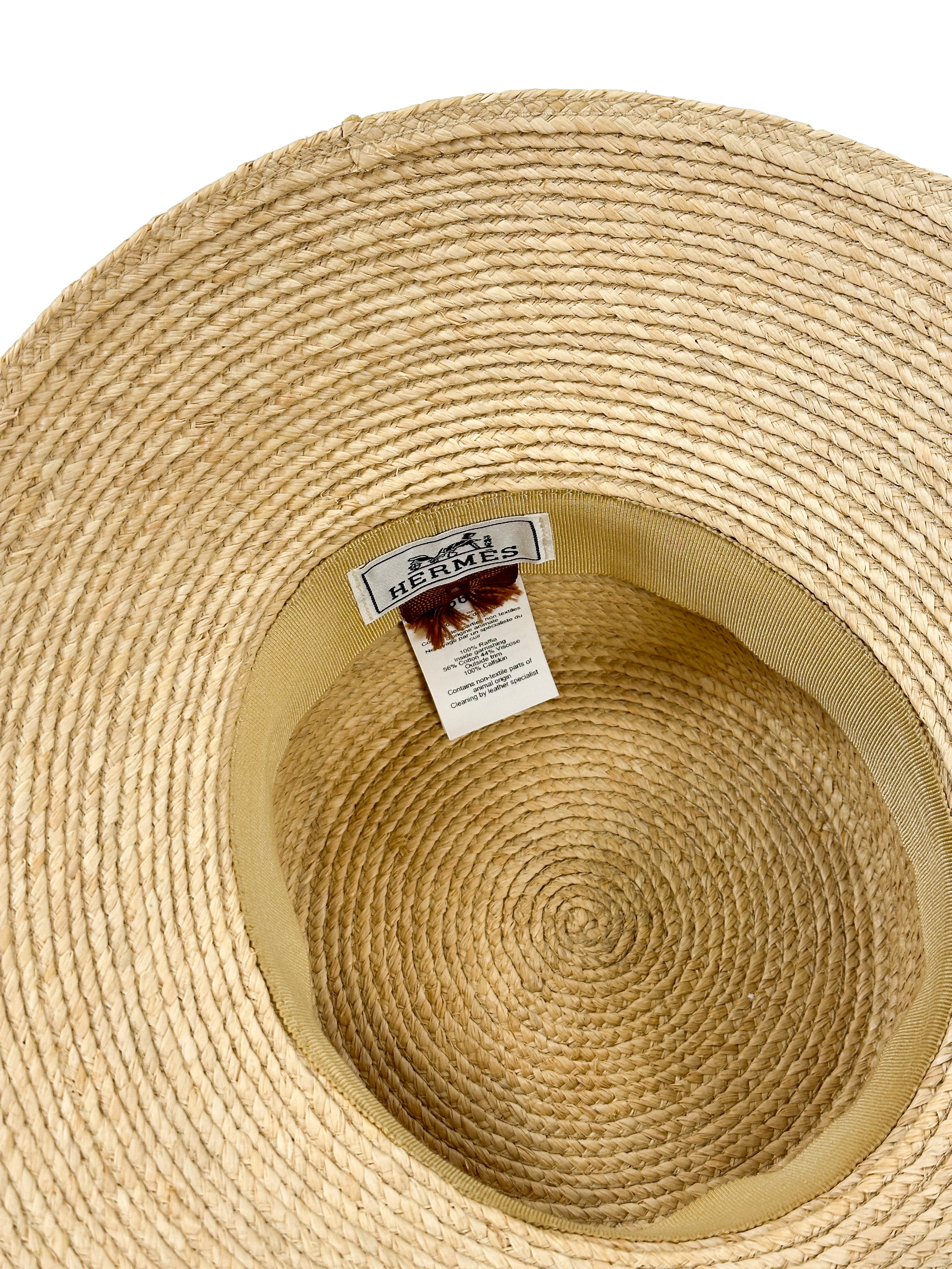 Hermès Isola Hat 56