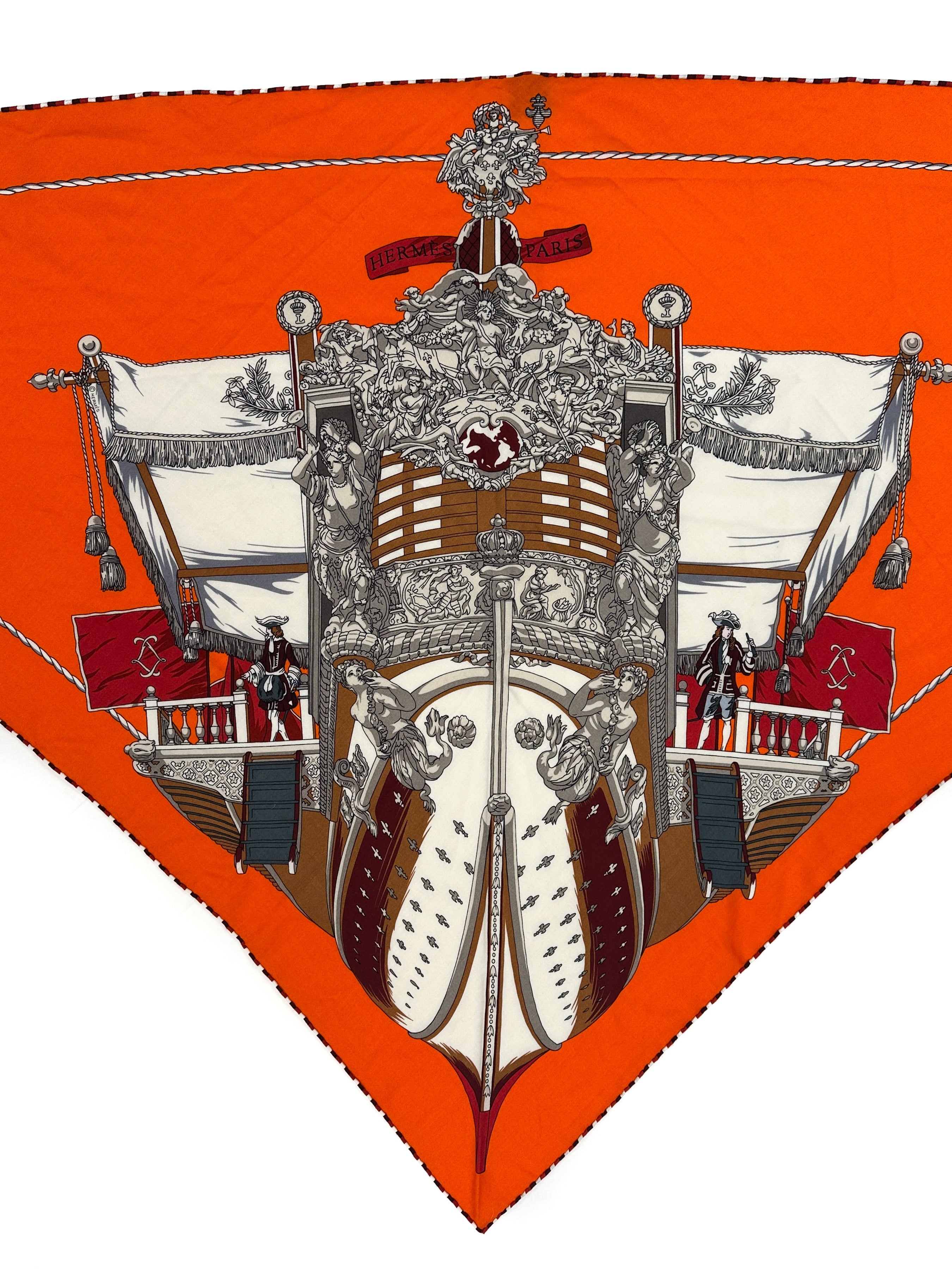 Hermès La Réale Cashmere Silk Giant Triangle