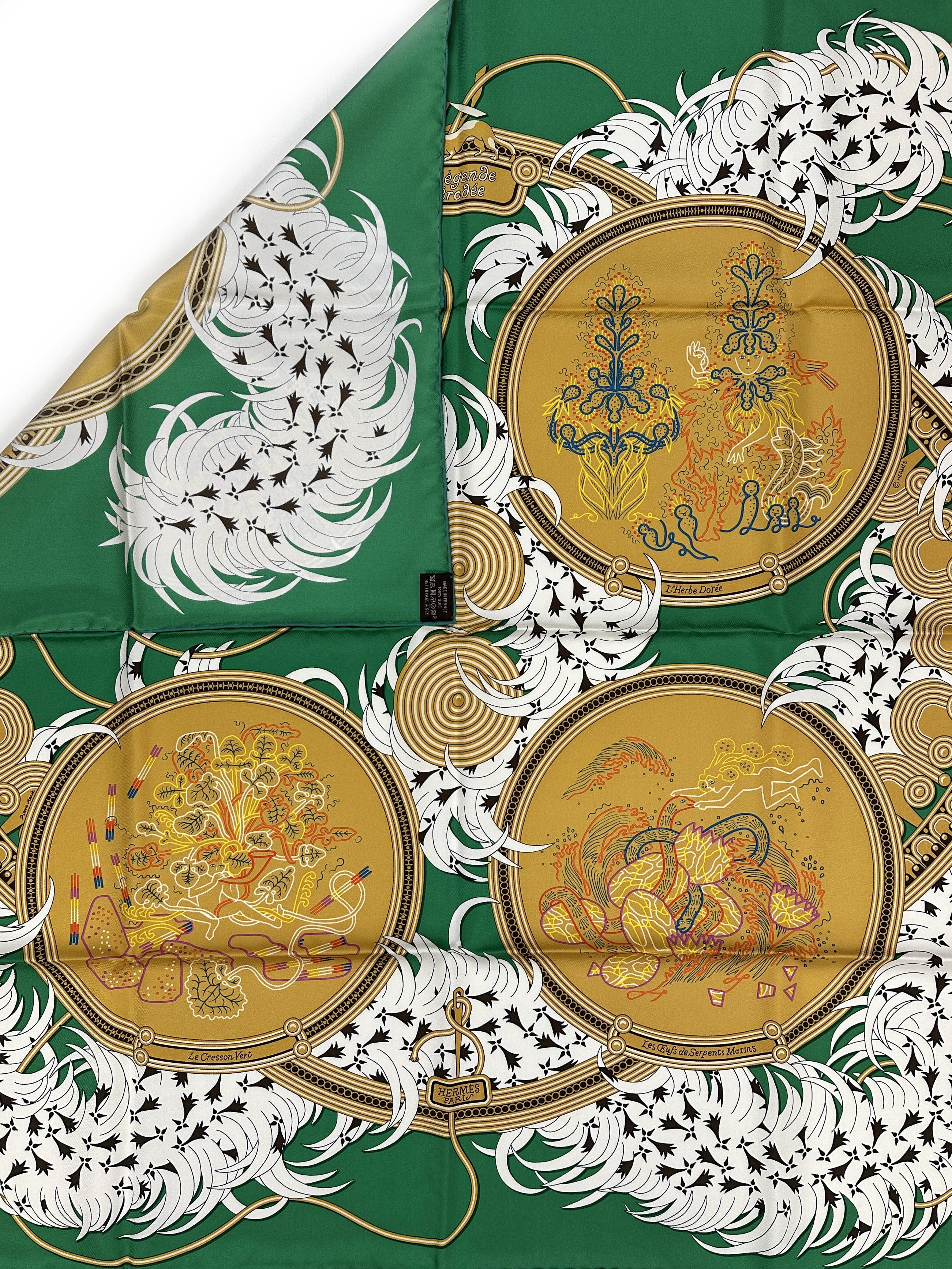 Hermès Legende Brodée 90