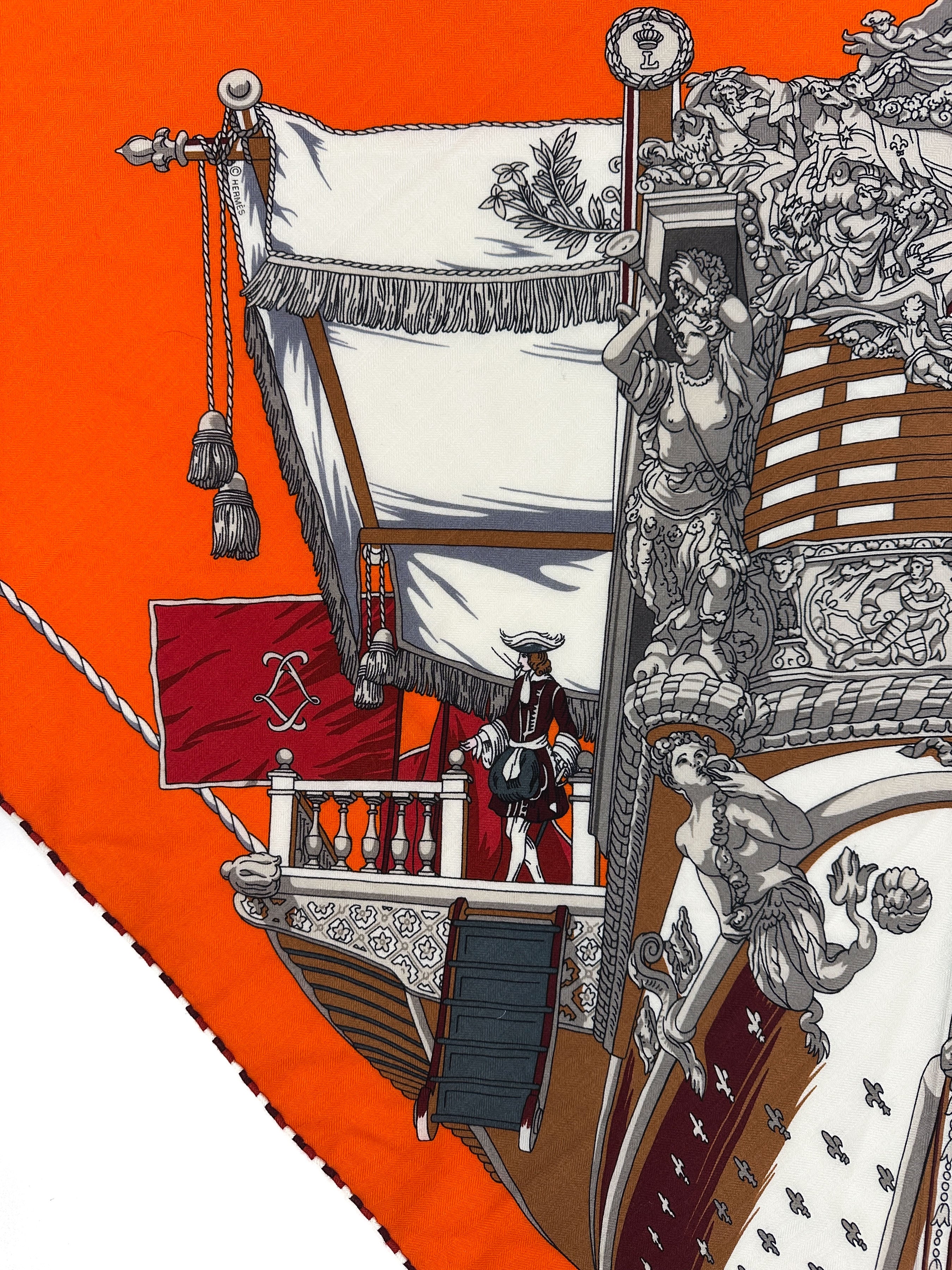 Hermès La Réale Cashmere Silk Giant Triangle