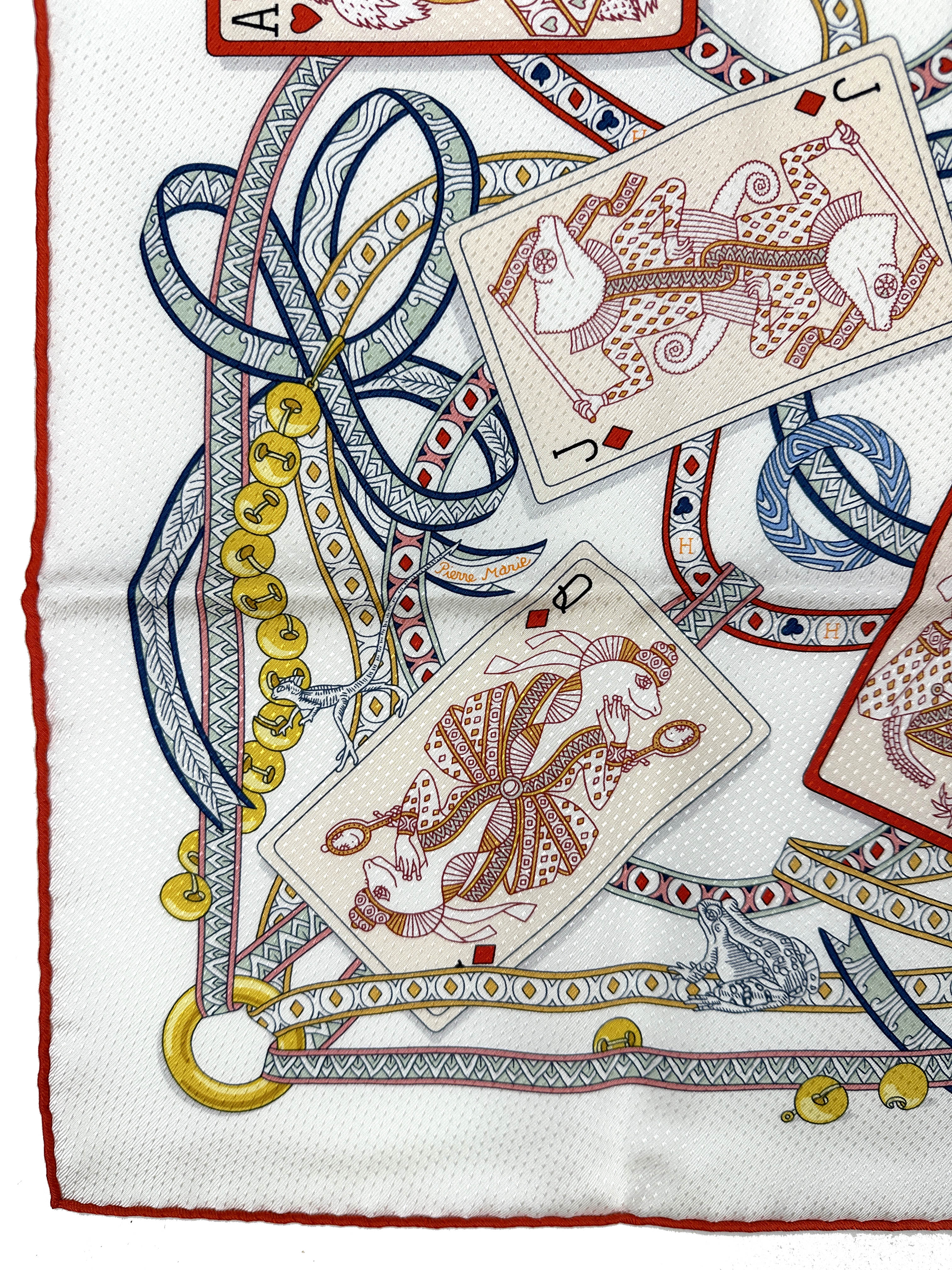 Hermès Dame de Coeur Jacquard With Single Eyelet 70